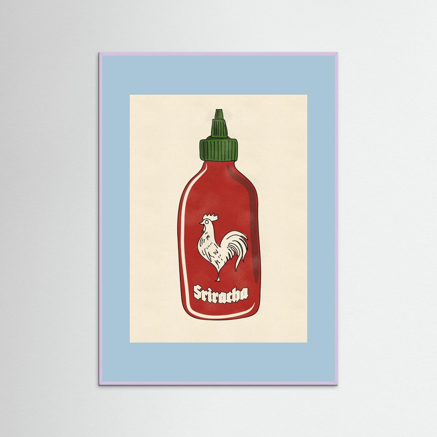 Rooster Hot Sauce by Nicholas Fine Art Paper 