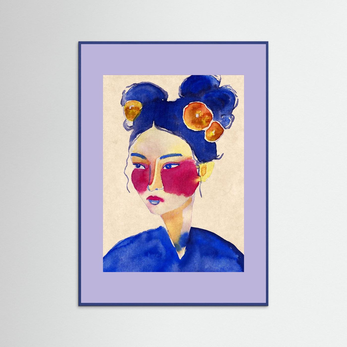 Asian Girl by Raissa Oltmanns Fine Art Paper 