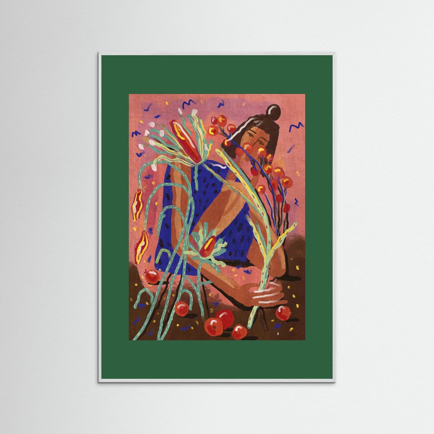 Pick a flower by Raissa Oltmanns Fine Art Paper 