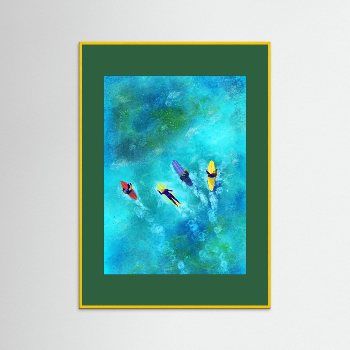 Surfer Dudes by Raissa Oltmanns Fine Art Paper 