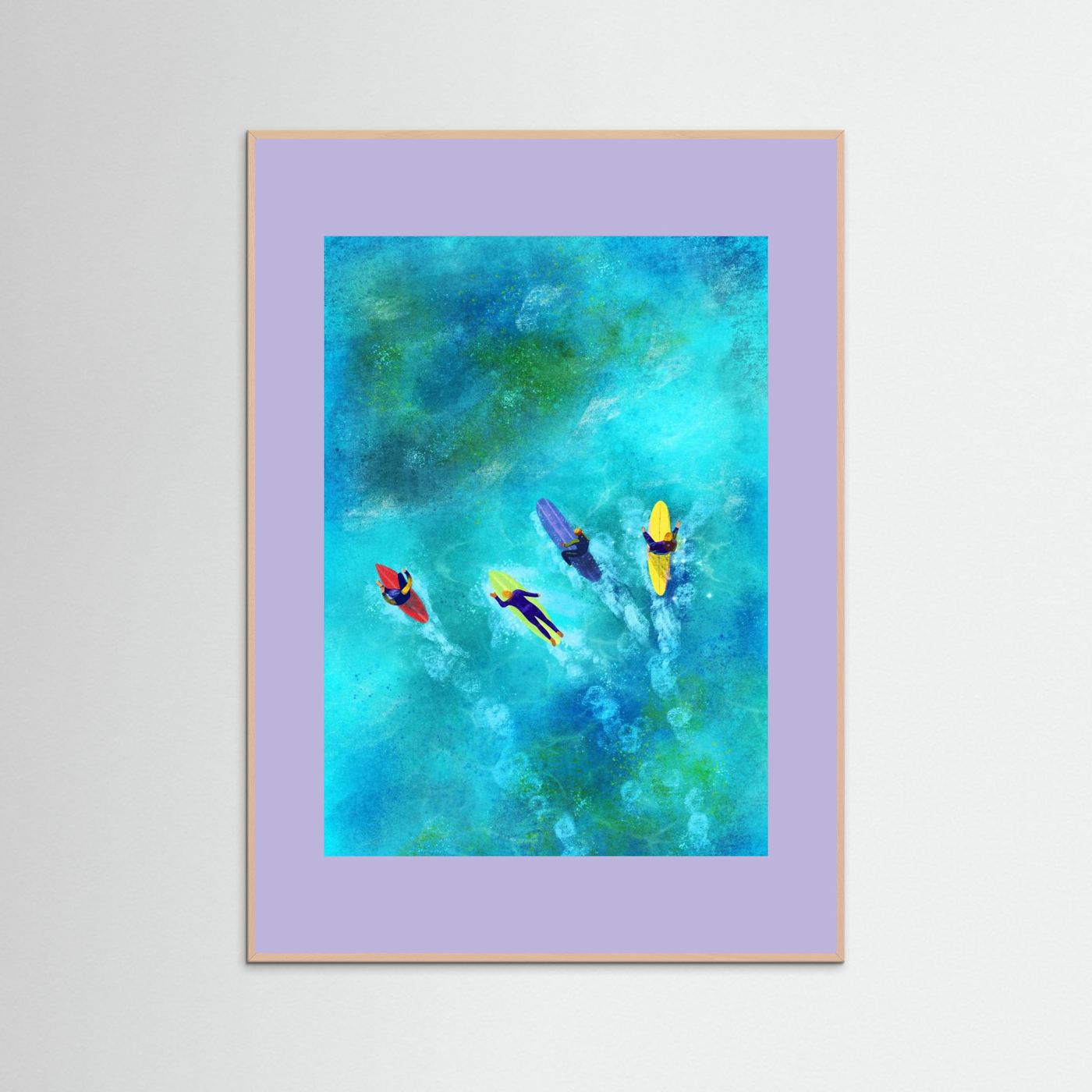Surfer Dudes by Raissa Oltmanns Fine Art Paper 