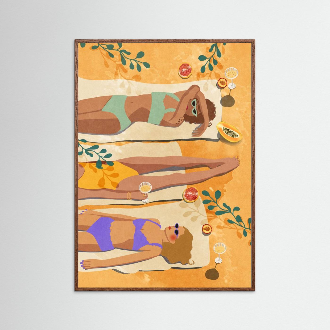 Summer Girls by Raissa Oltmanns Fine Art Paper 