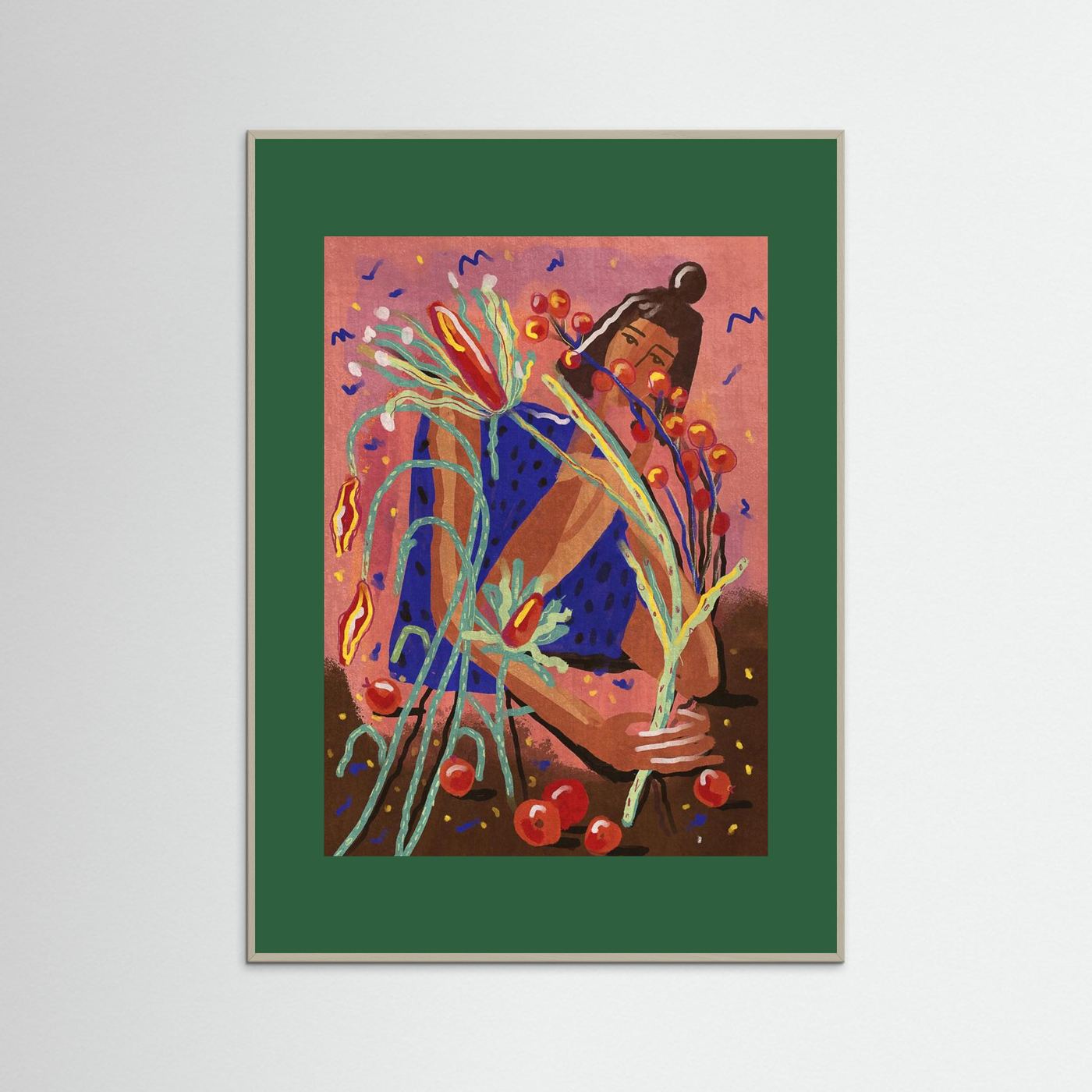 Pick a flower by Raissa Oltmanns Fine Art Paper 