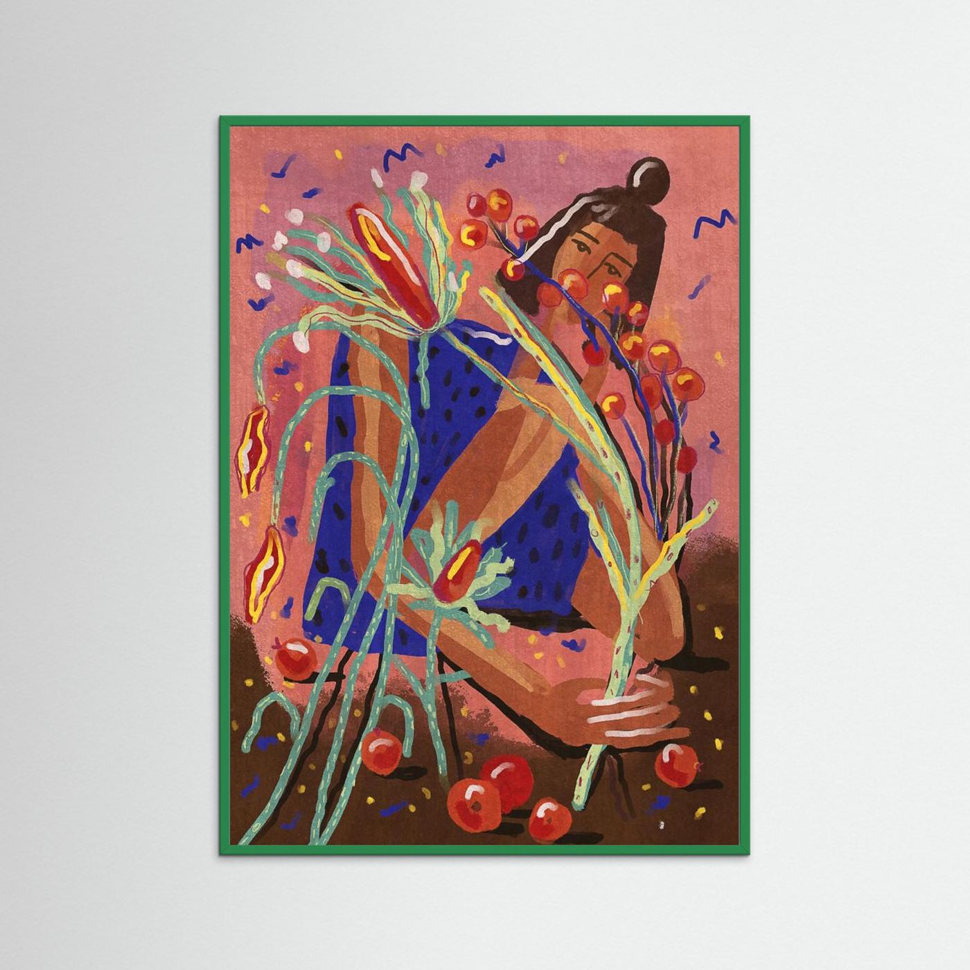 Pick a flower by Raissa Oltmanns Fine Art Paper 