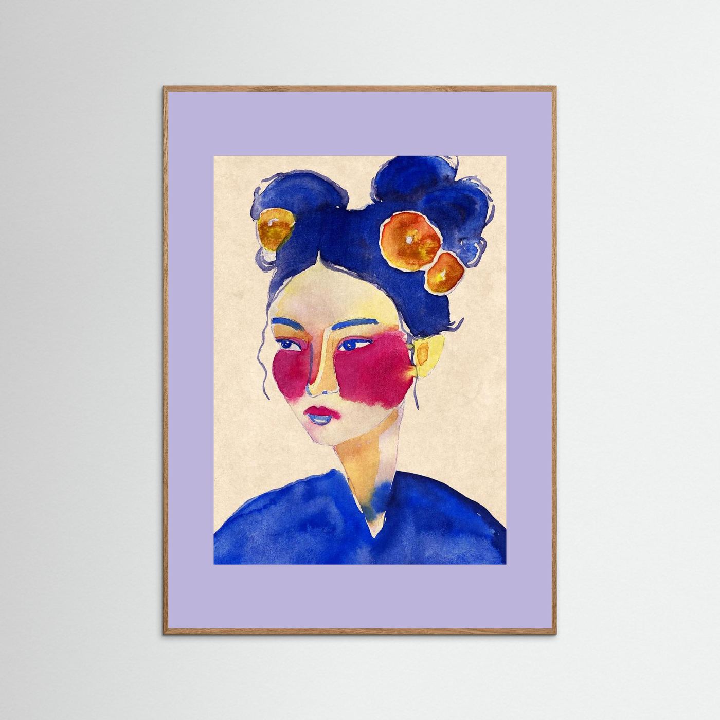 Asian Girl by Raissa Oltmanns Fine Art Paper 
