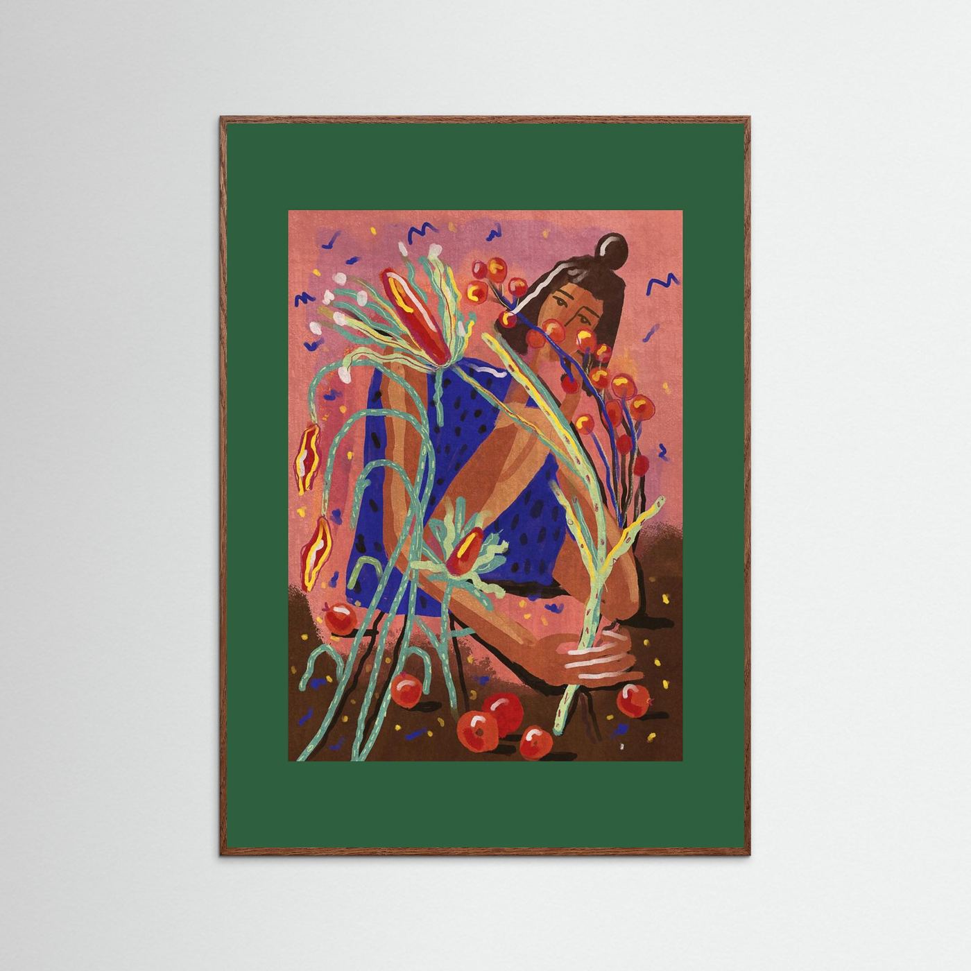 Pick a flower by Raissa Oltmanns Fine Art Paper 