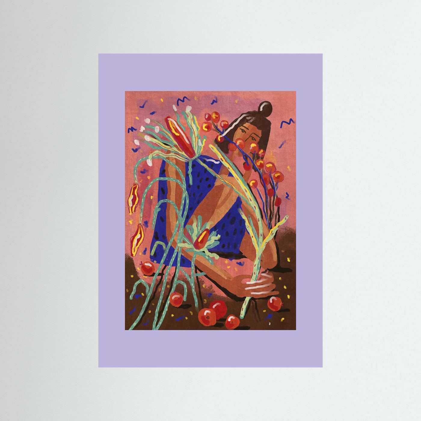 Pick a flower by Raissa Oltmanns Fine Art Paper 
