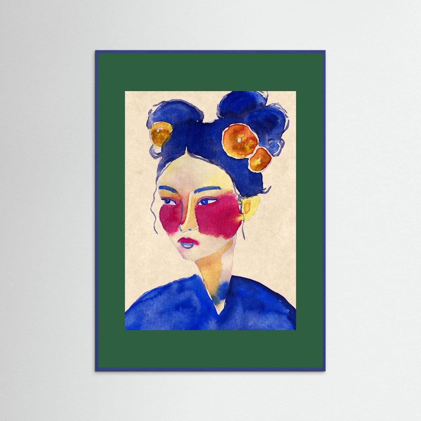 Asian Girl by Raissa Oltmanns Fine Art Paper 