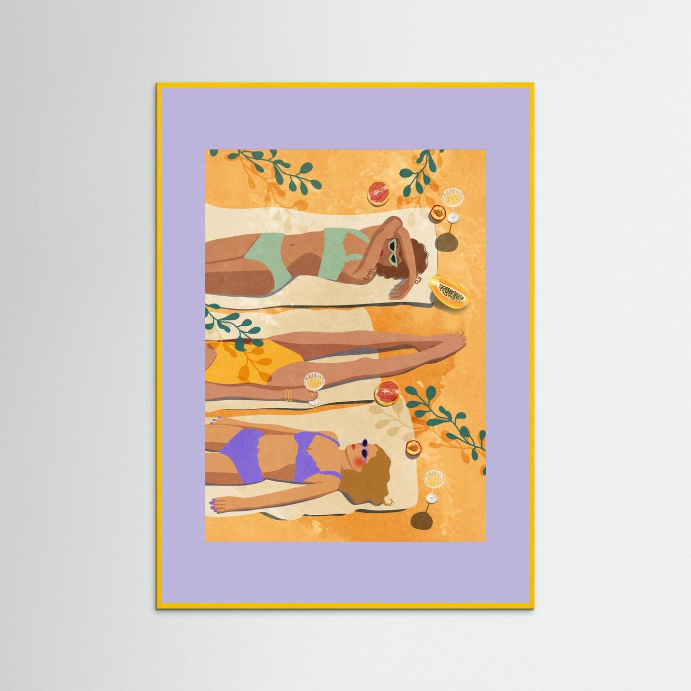 Summer Girls by Raissa Oltmanns Fine Art Paper 