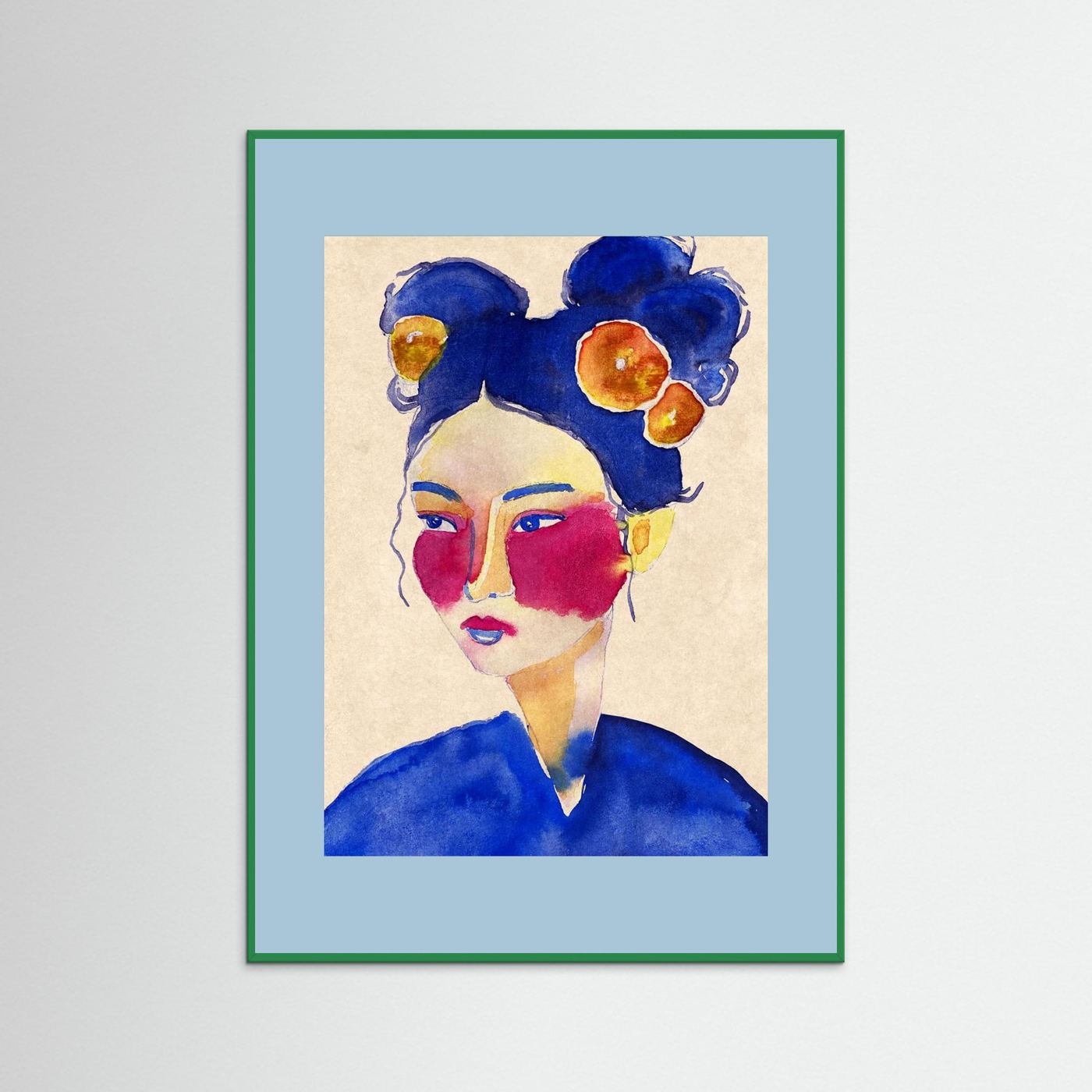 Asian Girl by Raissa Oltmanns Fine Art Paper 
