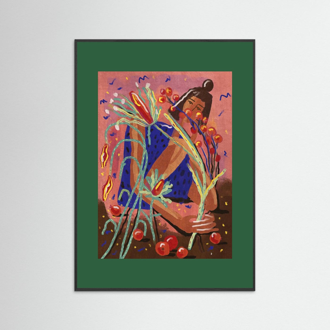 Pick a flower by Raissa Oltmanns Fine Art Paper 