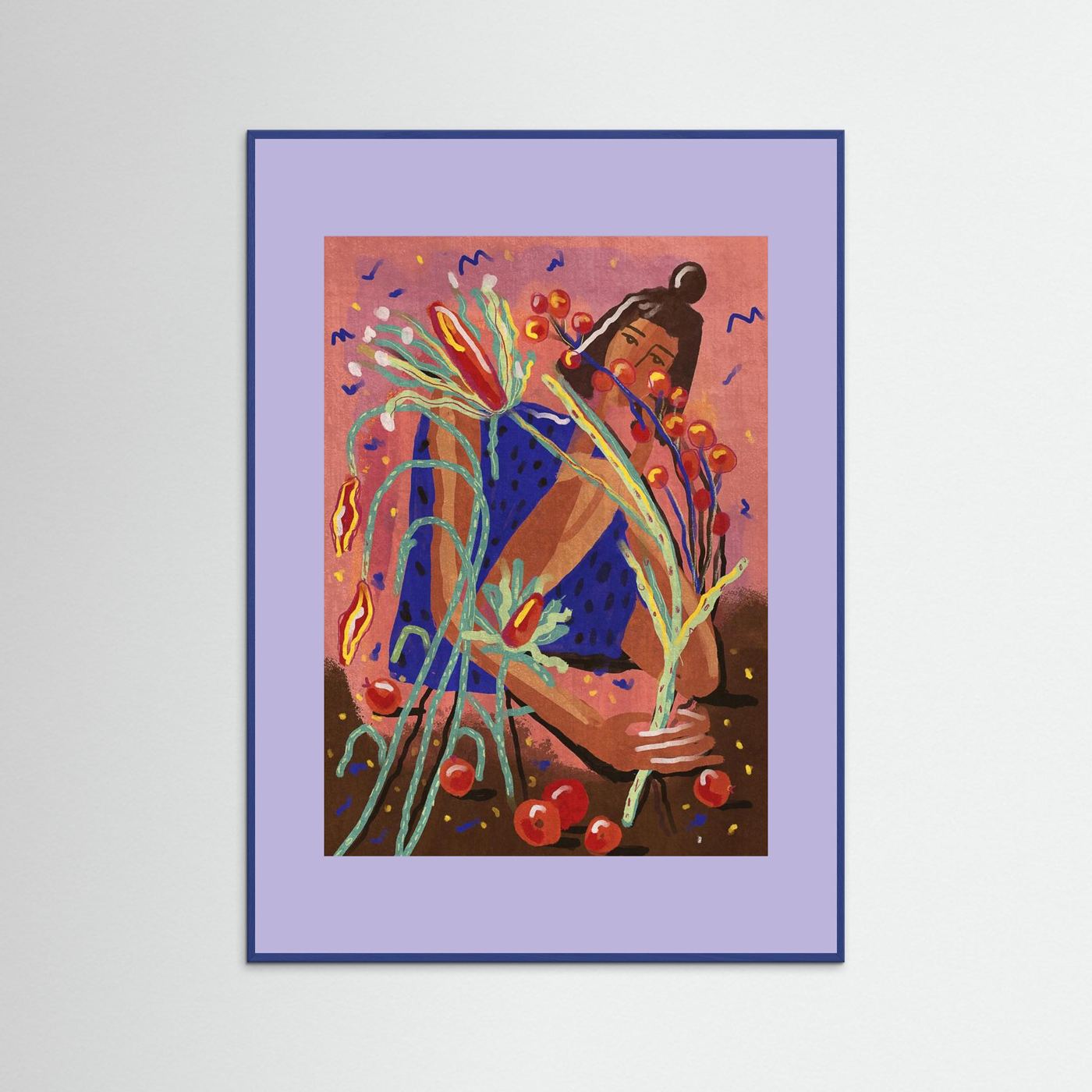 Pick a flower by Raissa Oltmanns Fine Art Paper 