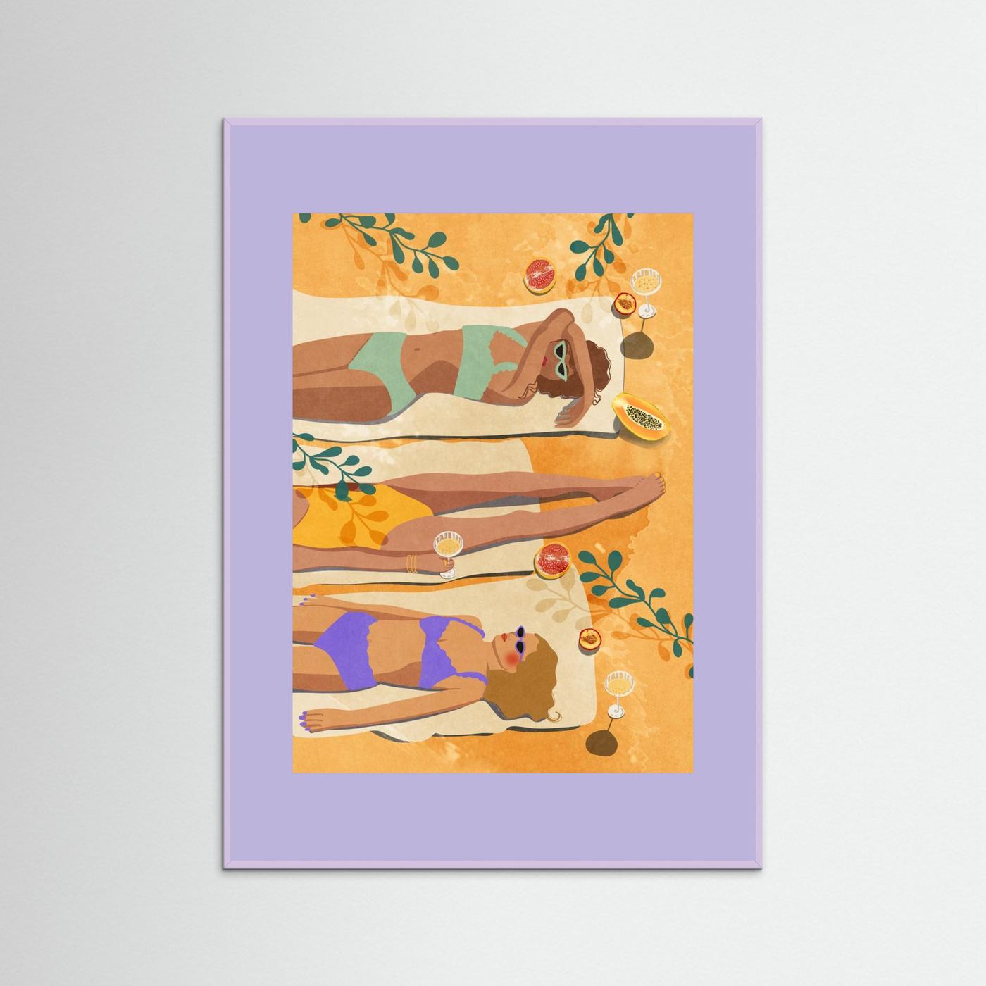 Summer Girls by Raissa Oltmanns Fine Art Paper 