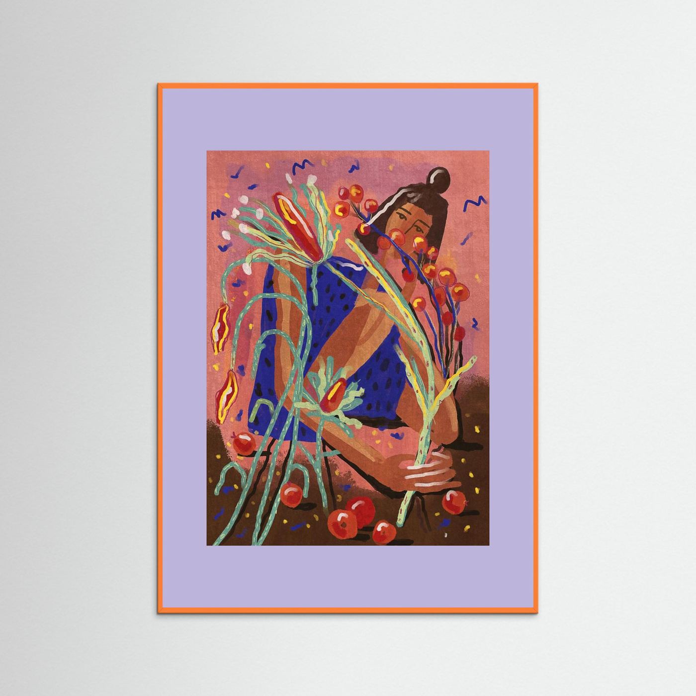 Pick a flower by Raissa Oltmanns Fine Art Paper 