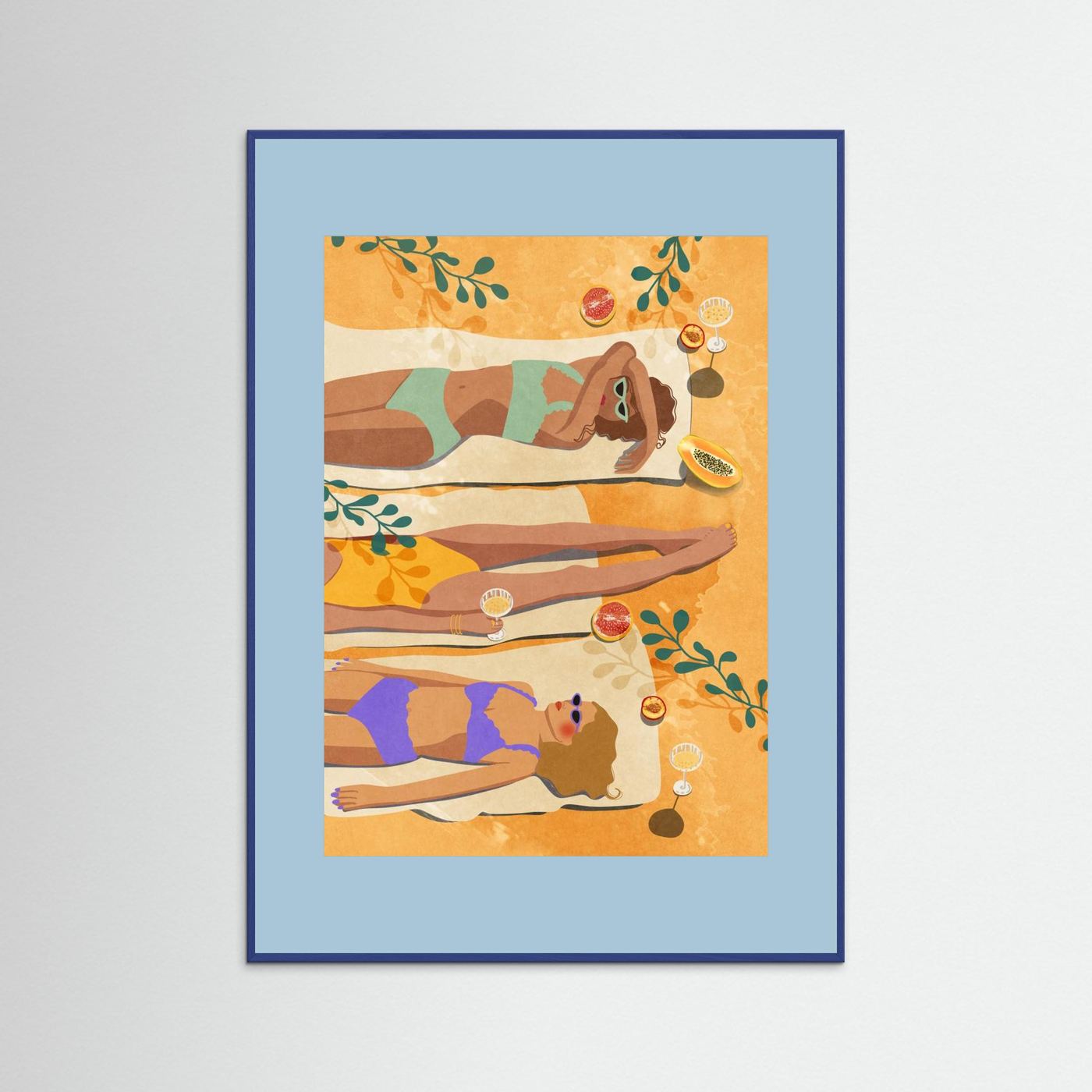 Summer Girls by Raissa Oltmanns Fine Art Paper 