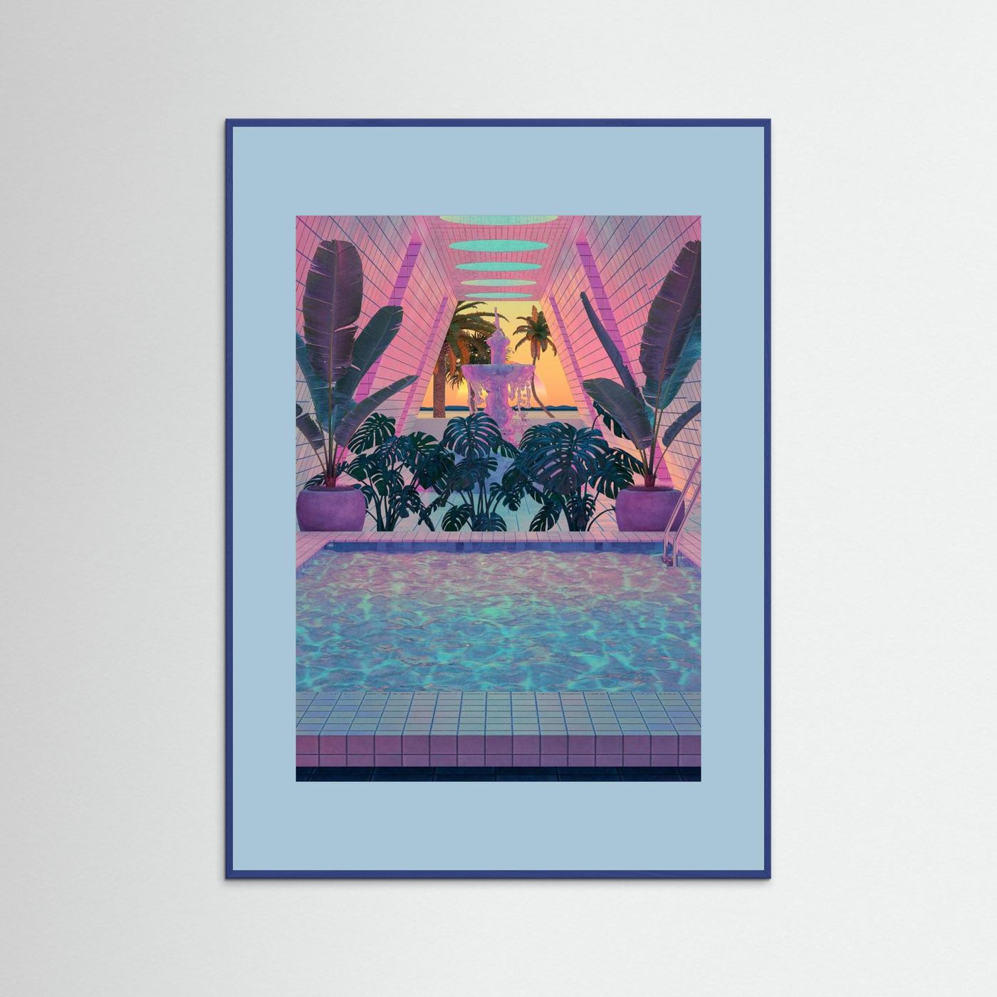VaporPool by Cosmo Zach Fine Art Paper 