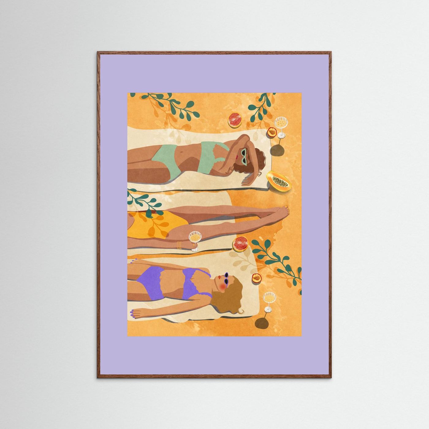 Summer Girls by Raissa Oltmanns Fine Art Paper 
