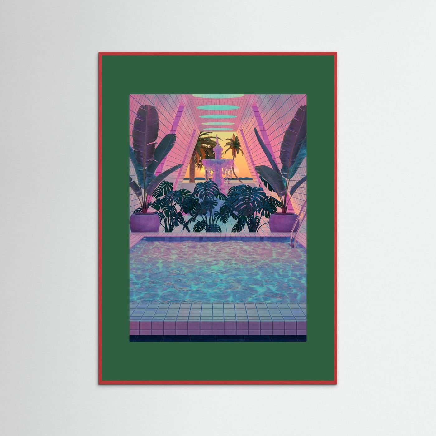 VaporPool by Cosmo Zach Fine Art Paper 
