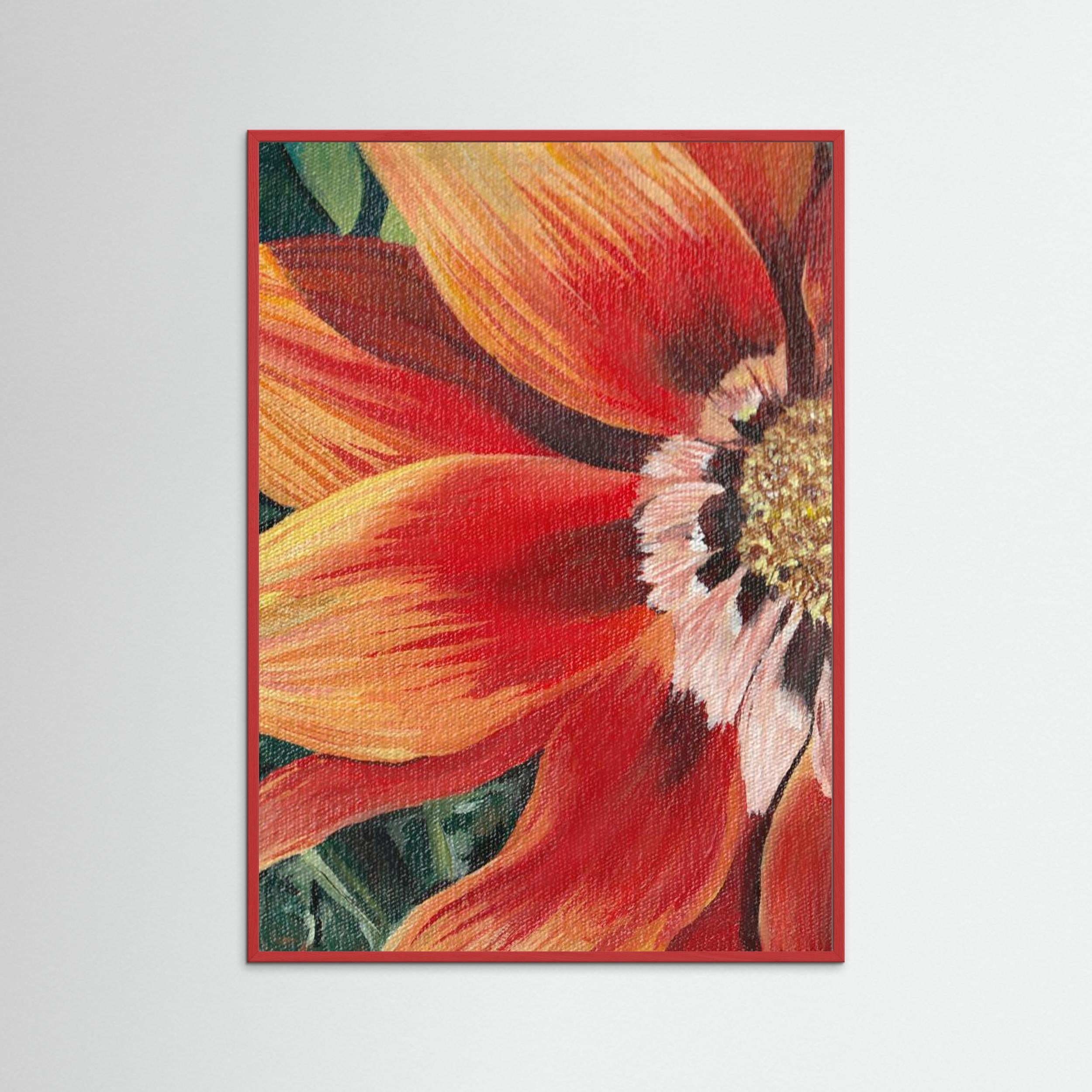 Gazania 1 By Viccy Wanliss by Viccy Wanliss Fine Art Paper 