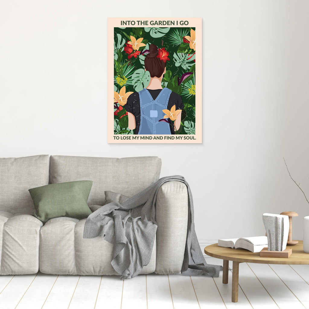 Into the Garden Standard Wall Art by Wall Chart Art Studio