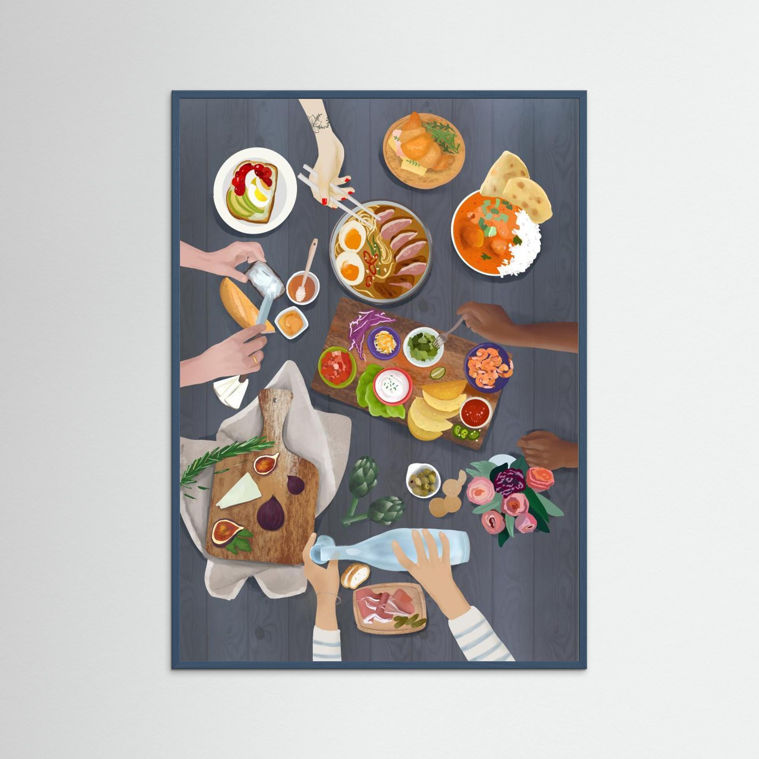 Brunch by Petra Lizde Fine Art Paper 