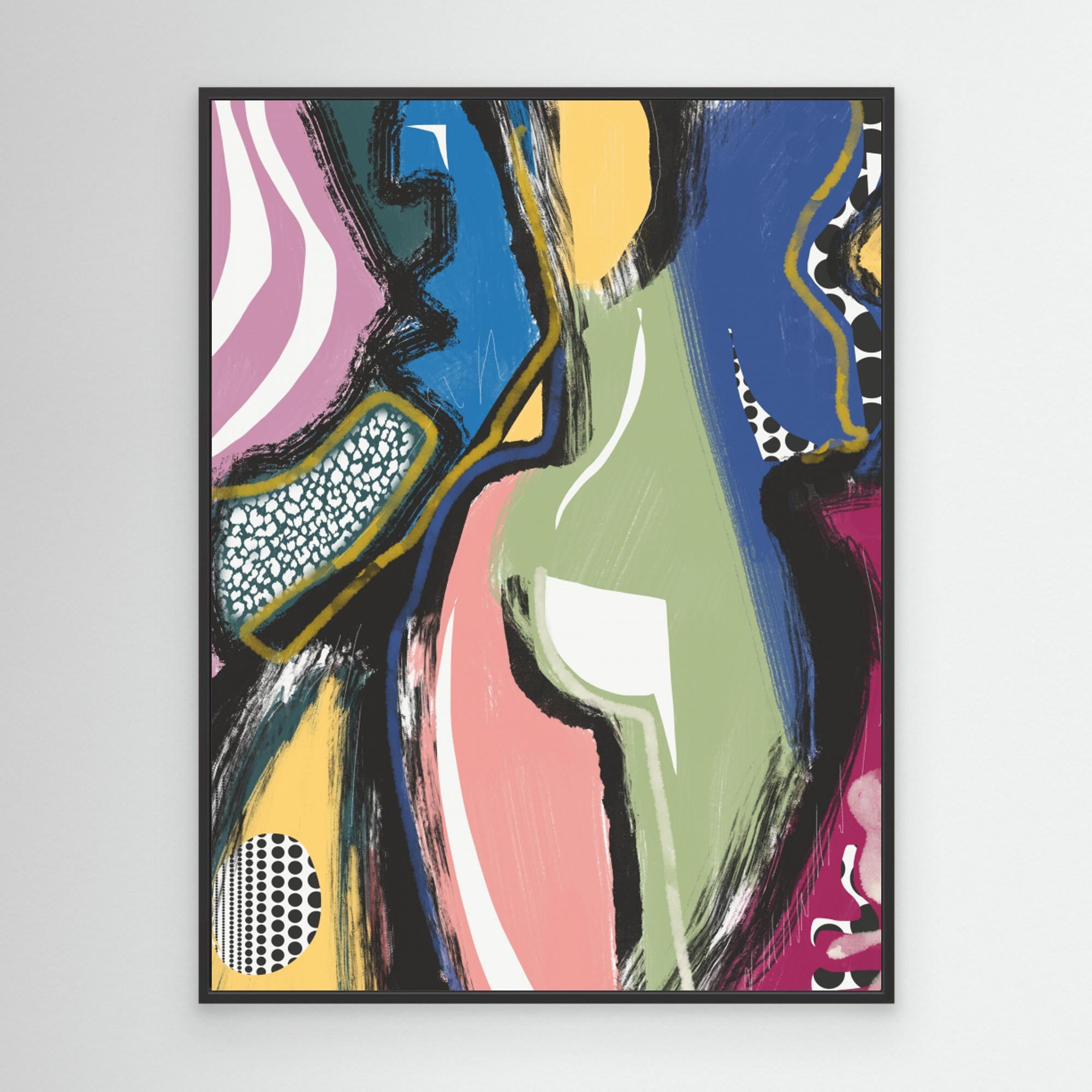 Colorful Abstract Bum by Little Dean