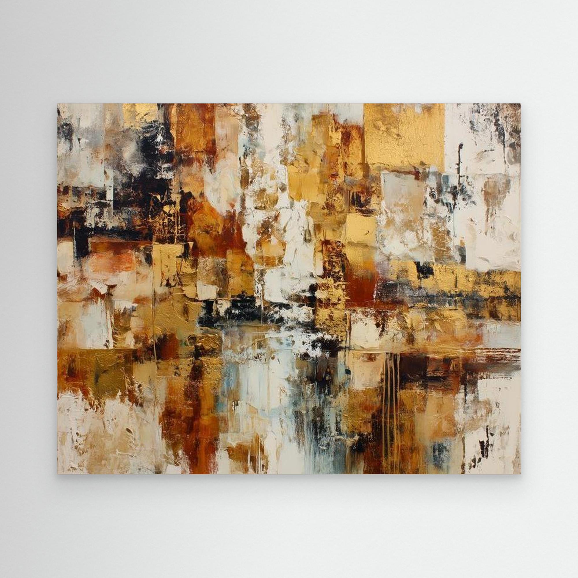 Gold lock No.2 By Natty Jaxxx The Frame Gain Canvas