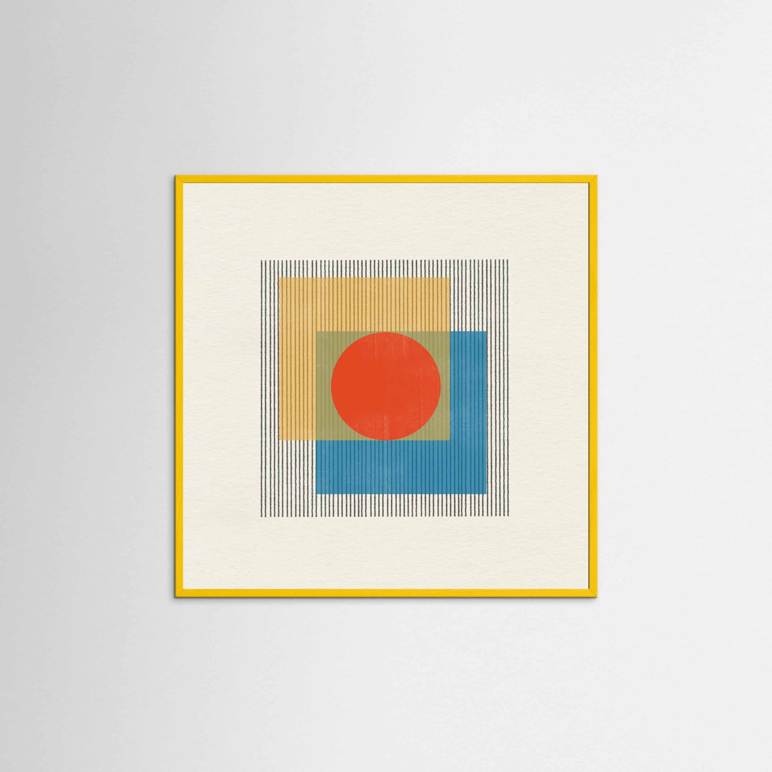Midcentury Modern Object No3. by The Miuus Studio Fine Art Paper 