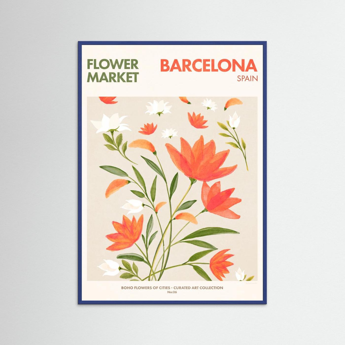 Barcelona by Emel Tunaboylu Fine Art Paper