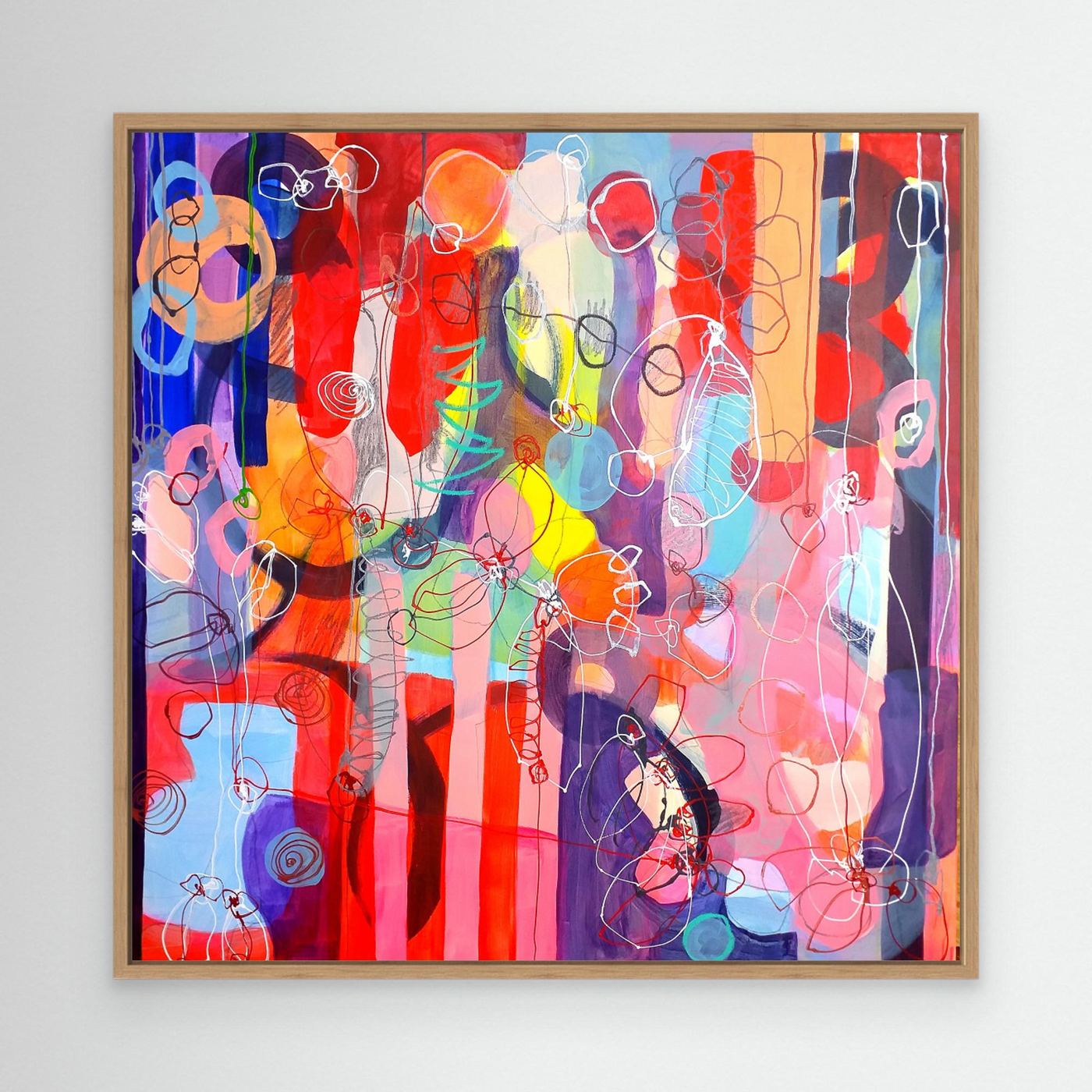 Falling, Rising by Monika Riethmueller Canvas
