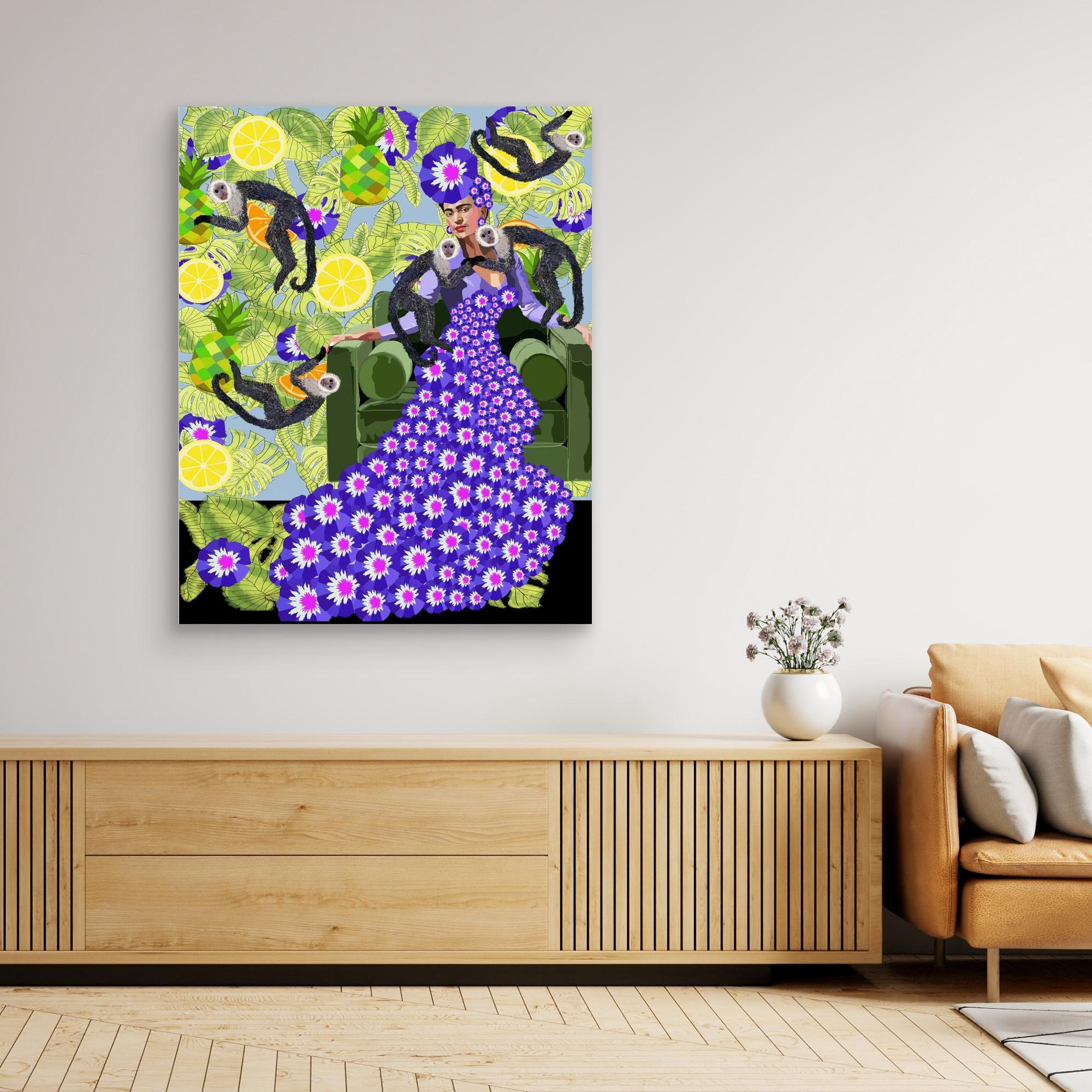 Frida in the Garden by Lynnda Rakos