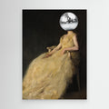 Disco Head Vintage Collage by The Art Concept Canvas