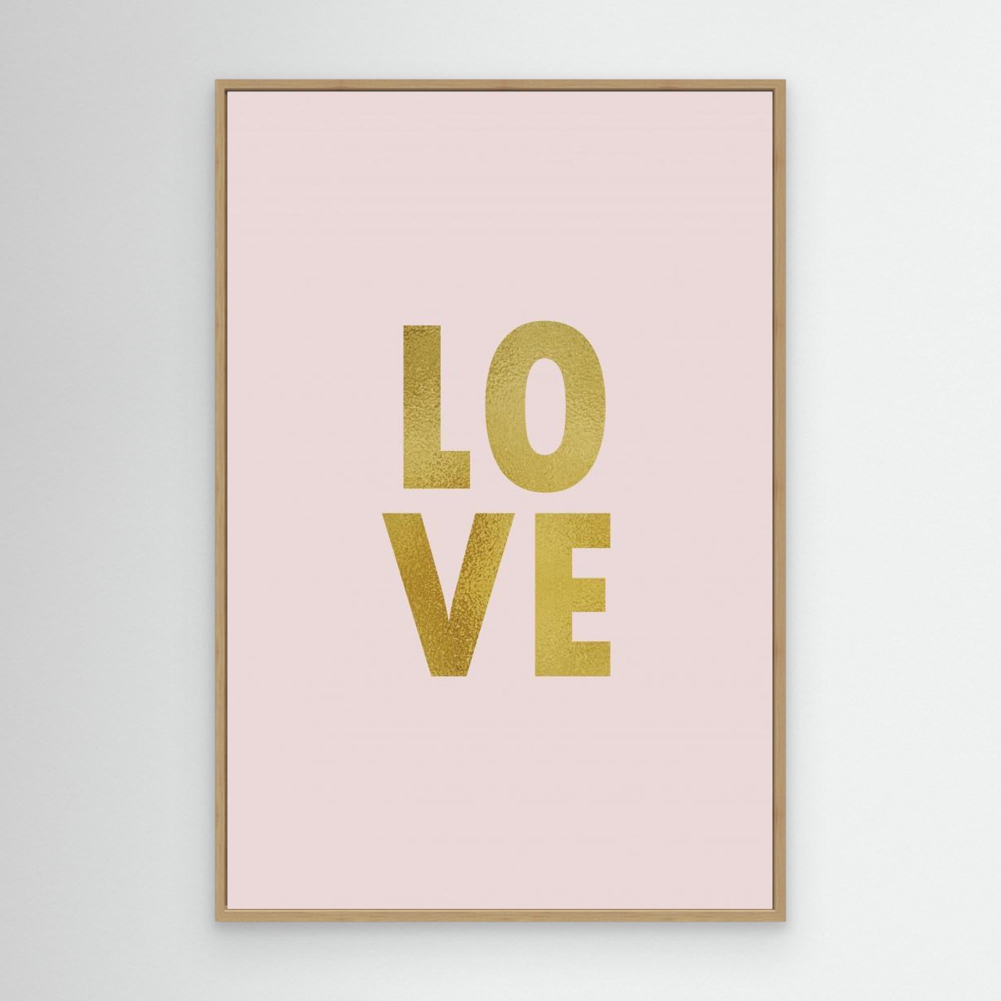 Love by Oju Design Canvas