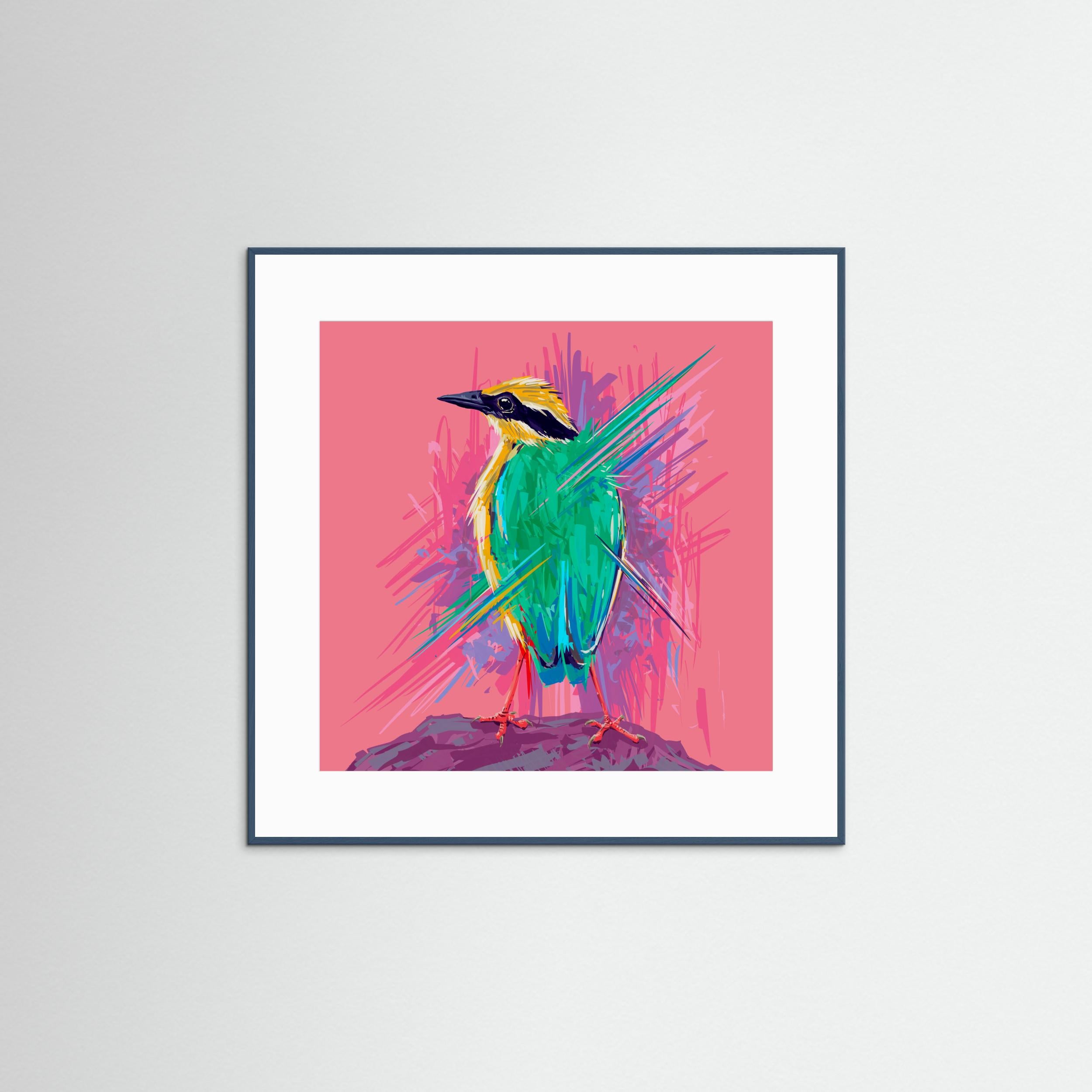 Bird Series   Indian Pitta by Rohan Dahotre Fine Art Paper