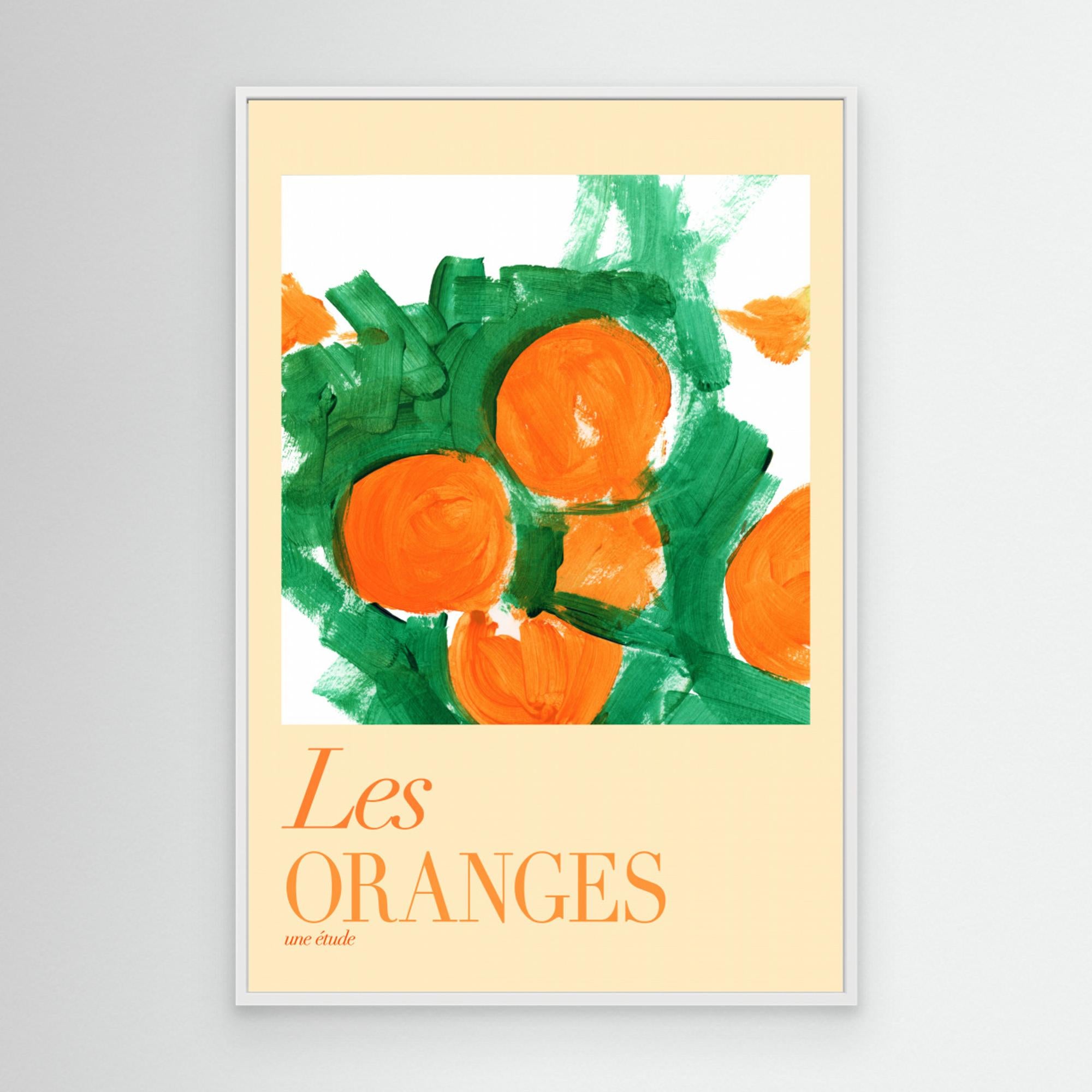 Les Oranges Une Étude 1 by Cartissi Canvas