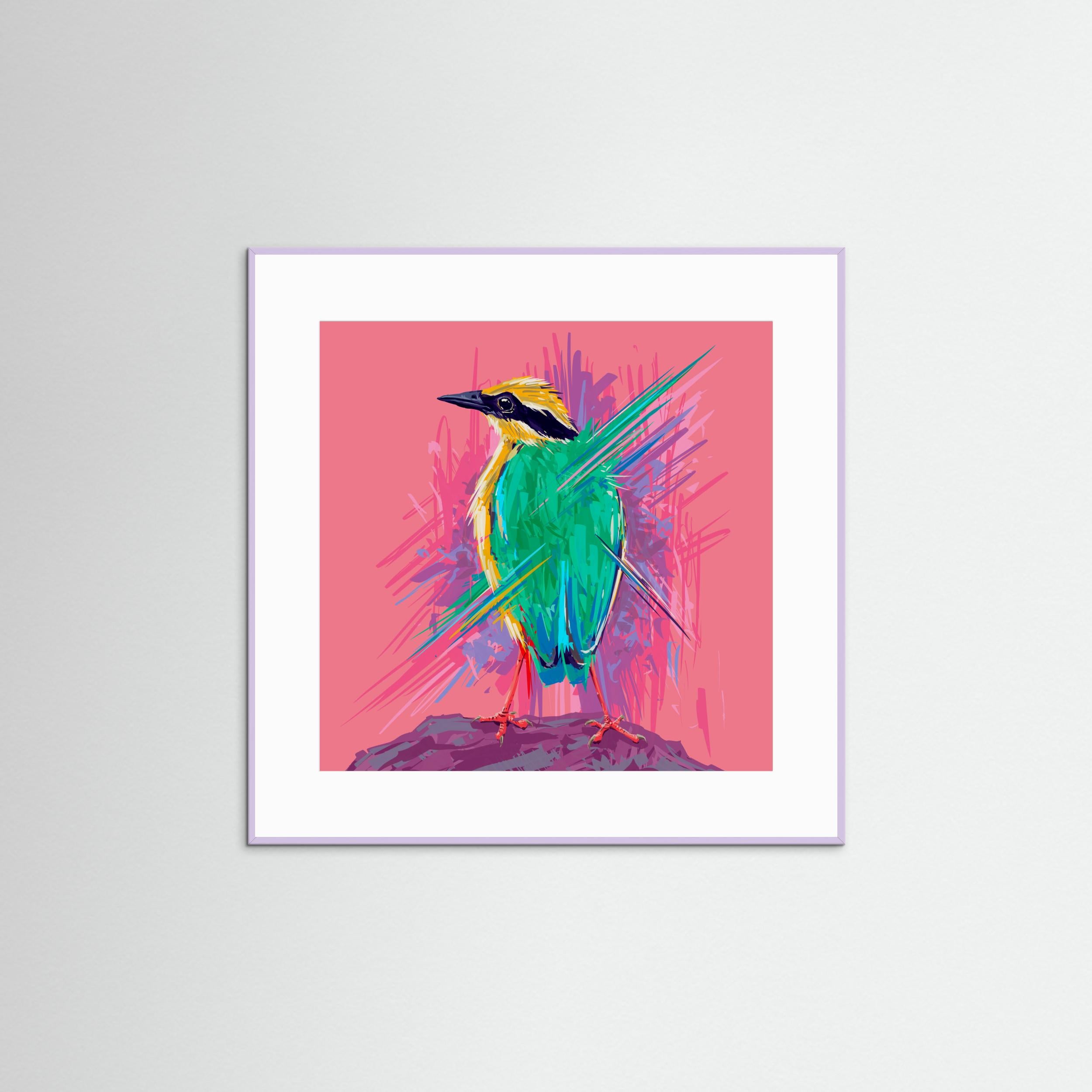 Bird Series   Indian Pitta by Rohan Dahotre Fine Art Paper