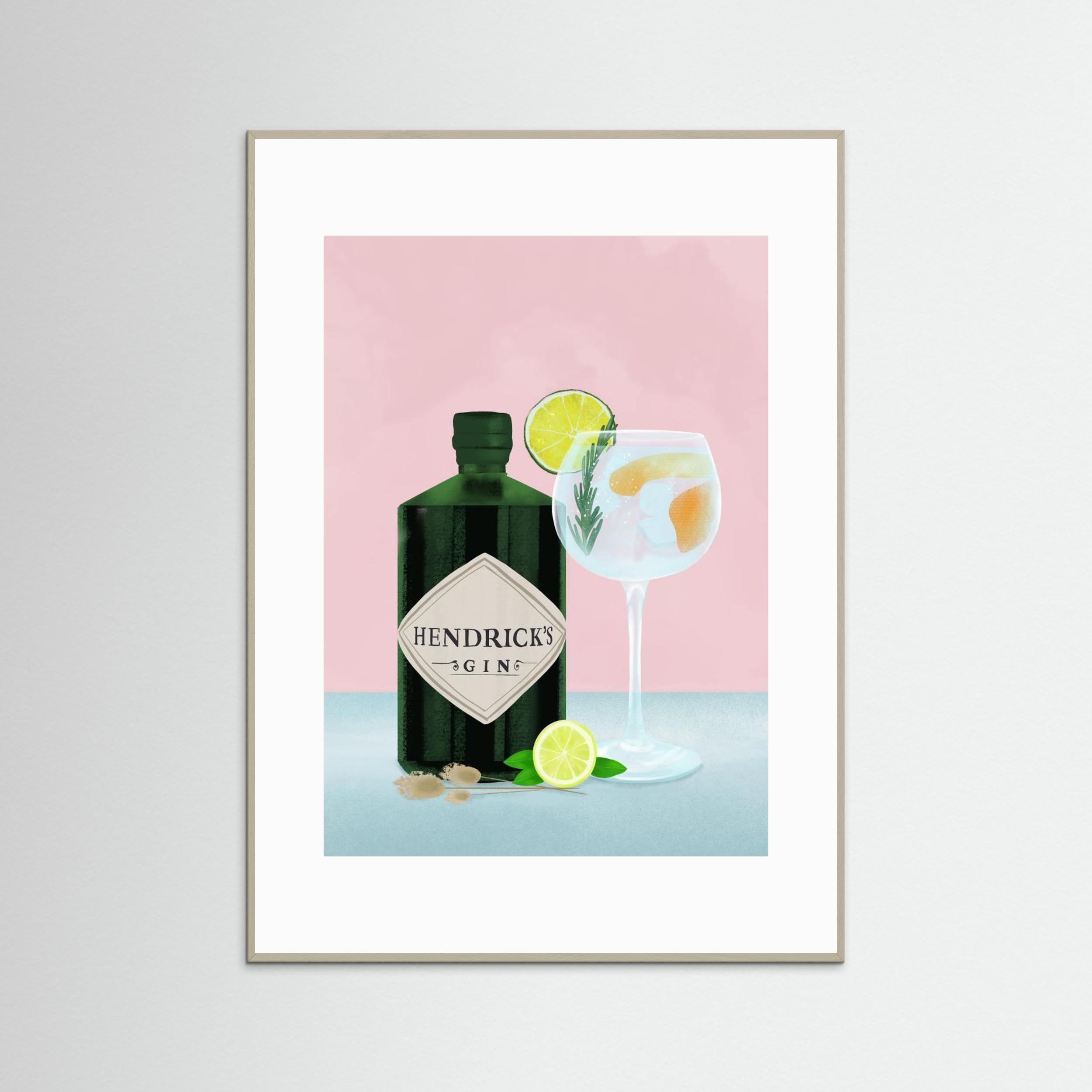 Gin Tonic by Petra Lizde Fine Art Paper 