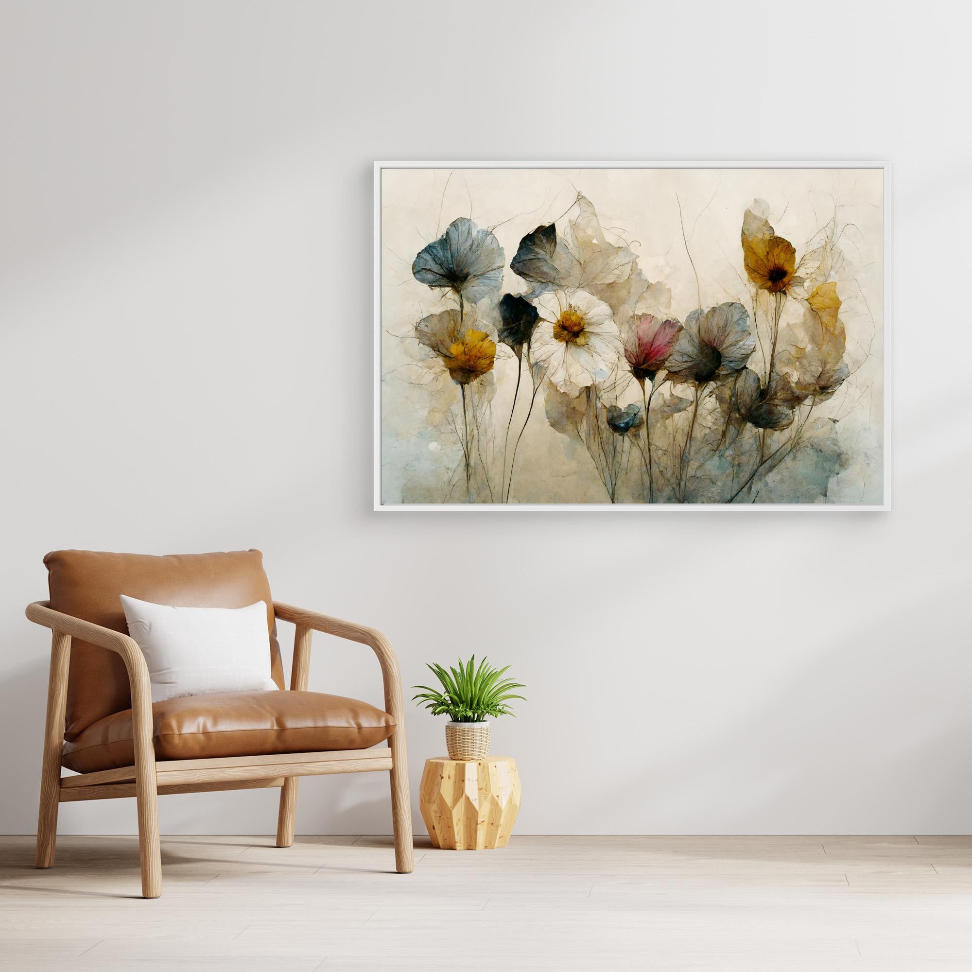 Dry Flower Bouquet by Treechild Canvas