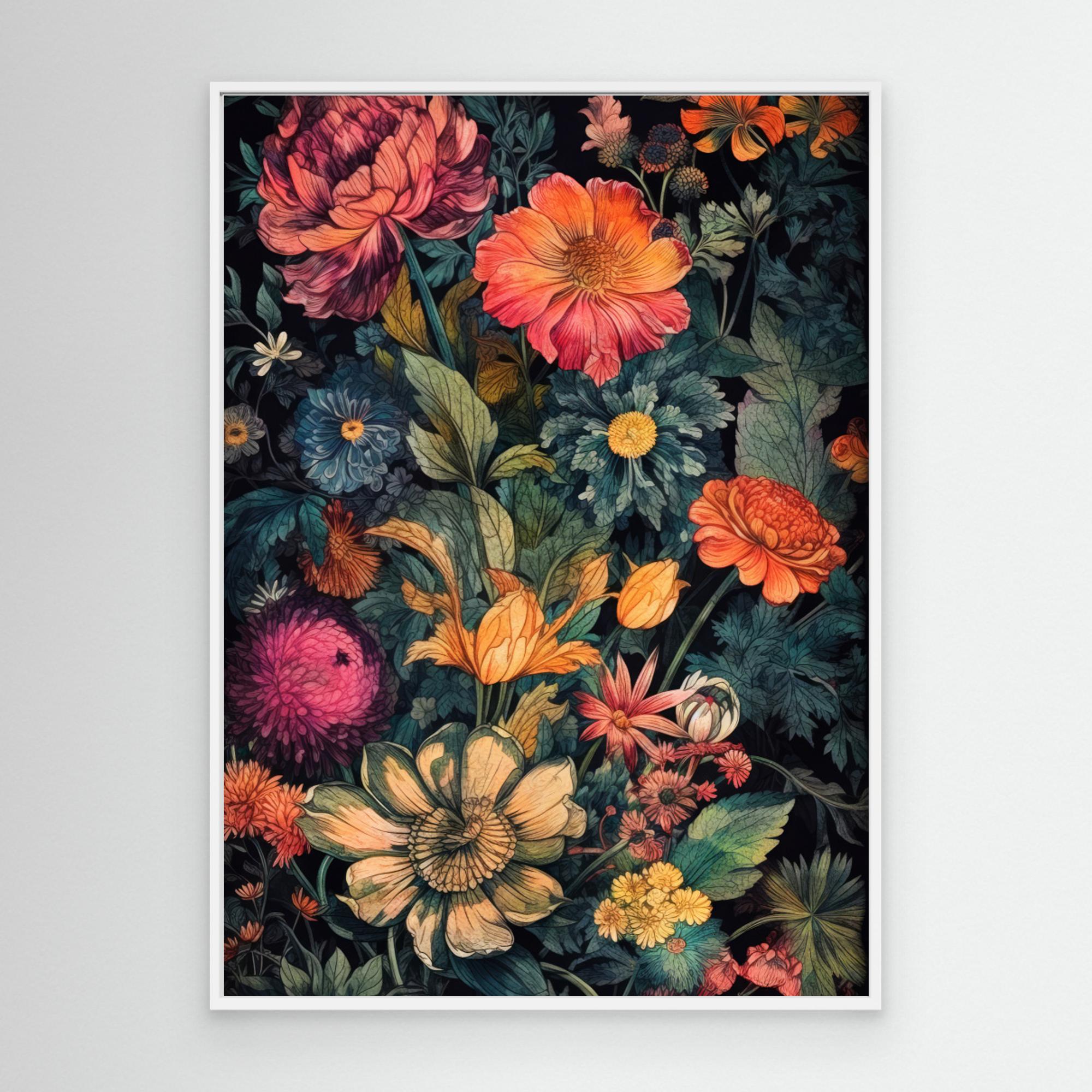 Meadow flowers 2 by Justyna Jaszke Canvas