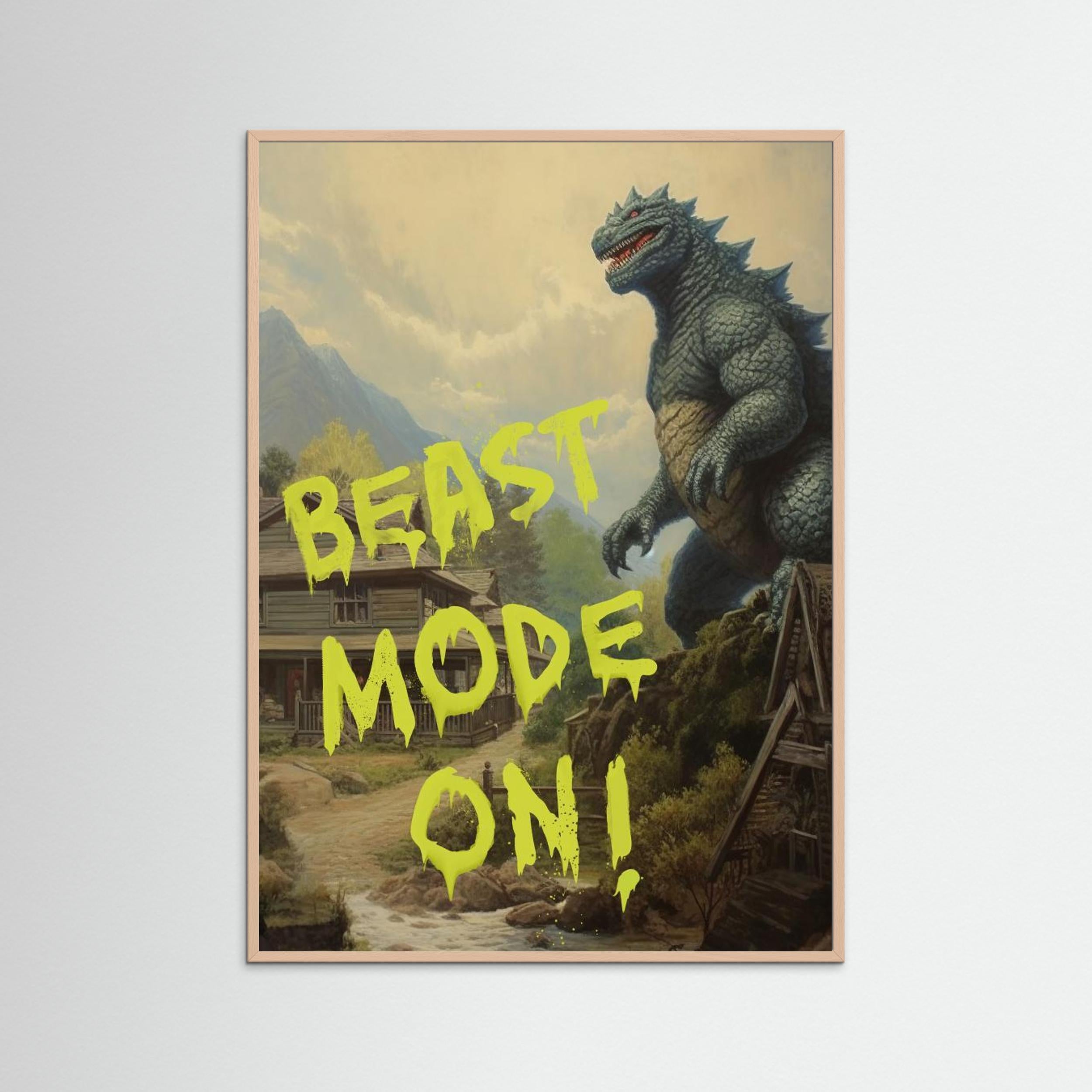 Beast Mode On by Dikhotomy Fine Art Paper 