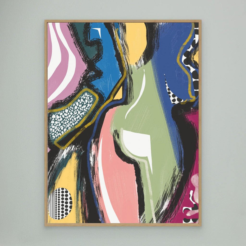 Colorful Abstract Bum by Little Dean