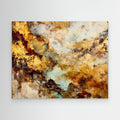 Burning Gold No.1 By Natty Jaxxx The Frame Gain Canvas
