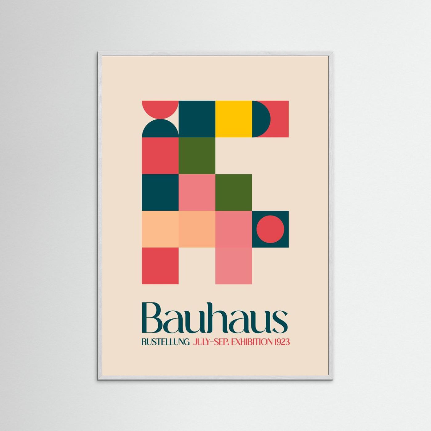 Bauhaus Kutular by Emel Tunaboylu Fine Art Paper