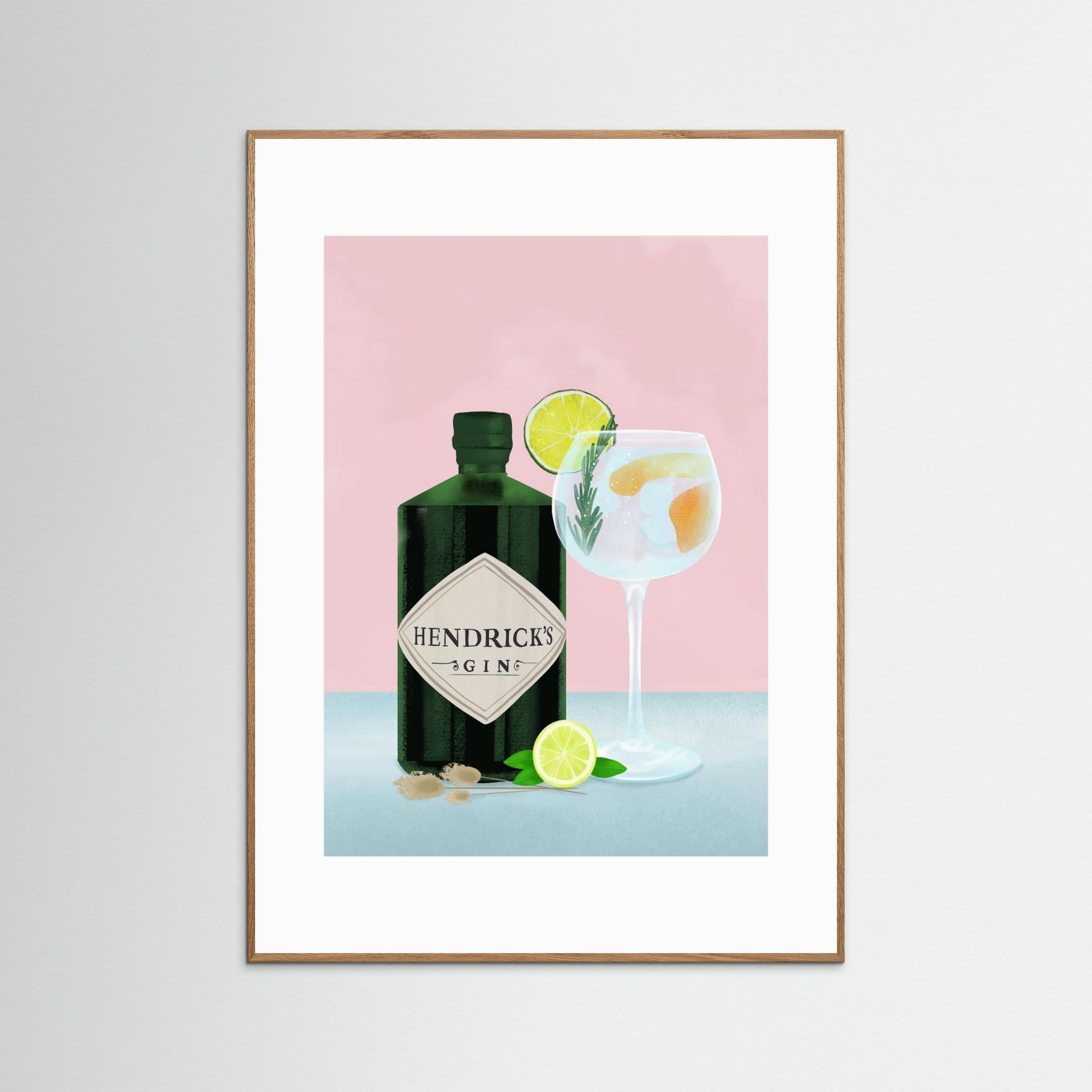 Gin Tonic by Petra Lizde Fine Art Paper 