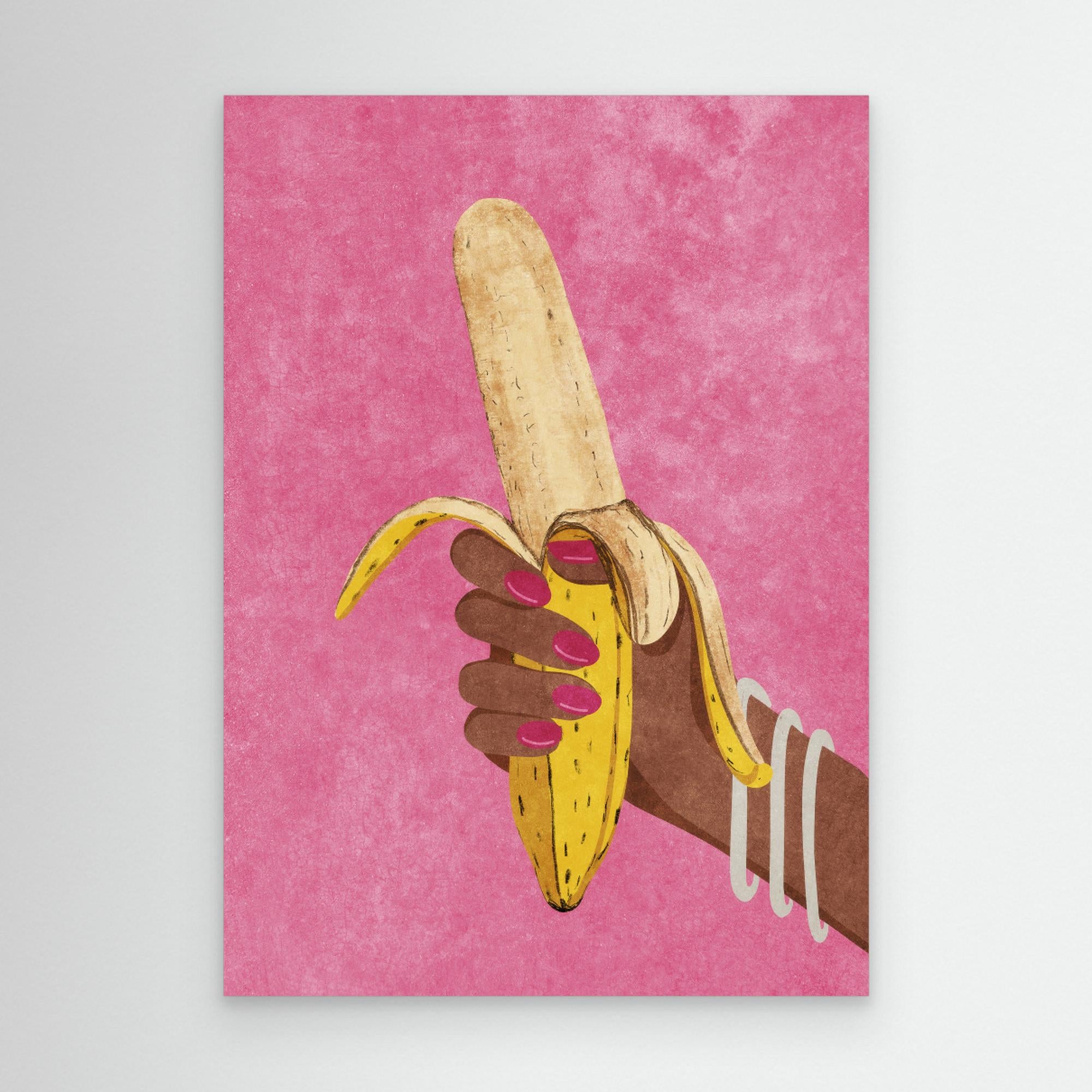 Banana by Raissa Oltmanns Canvas