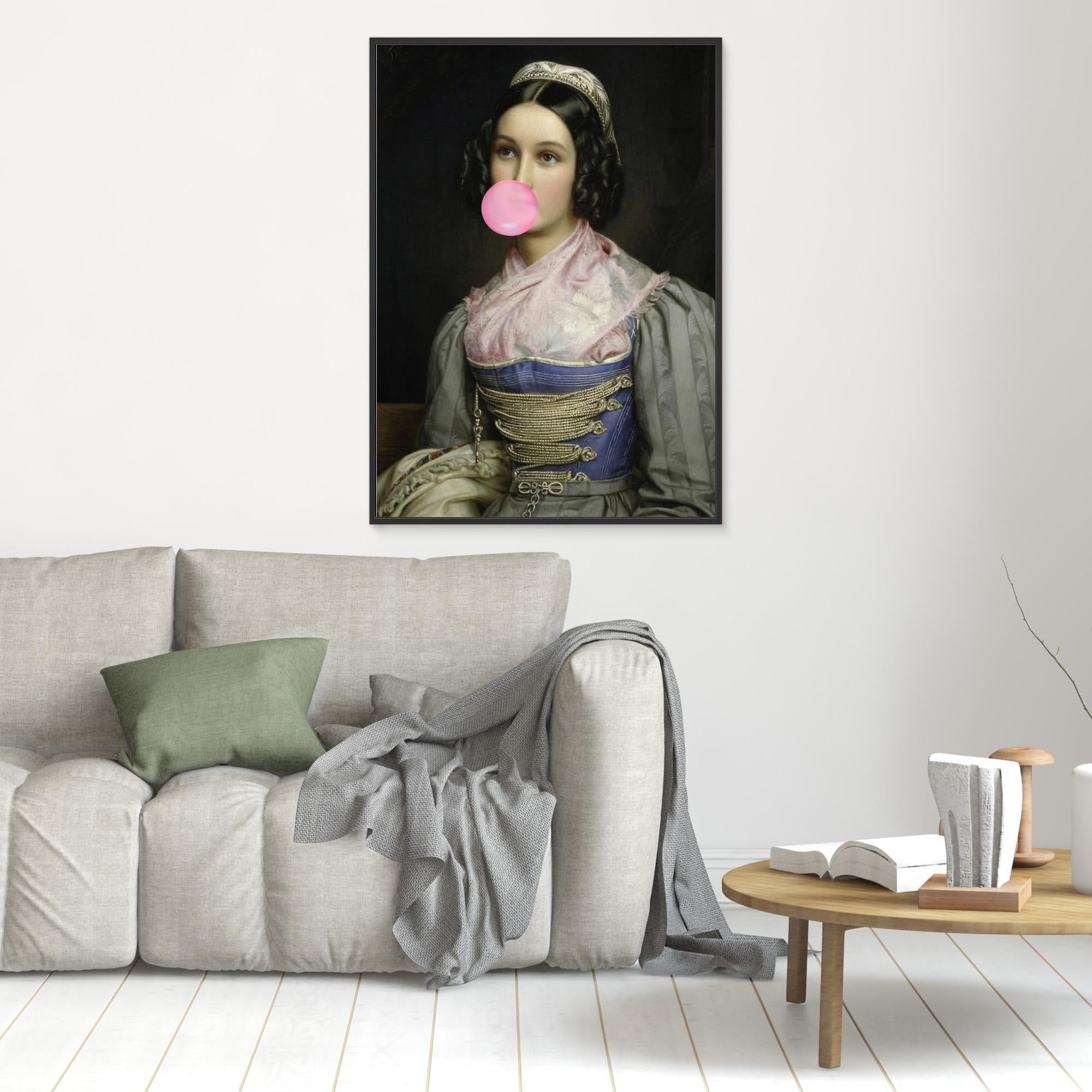 Bubble Gum Portrait by The Art Concept