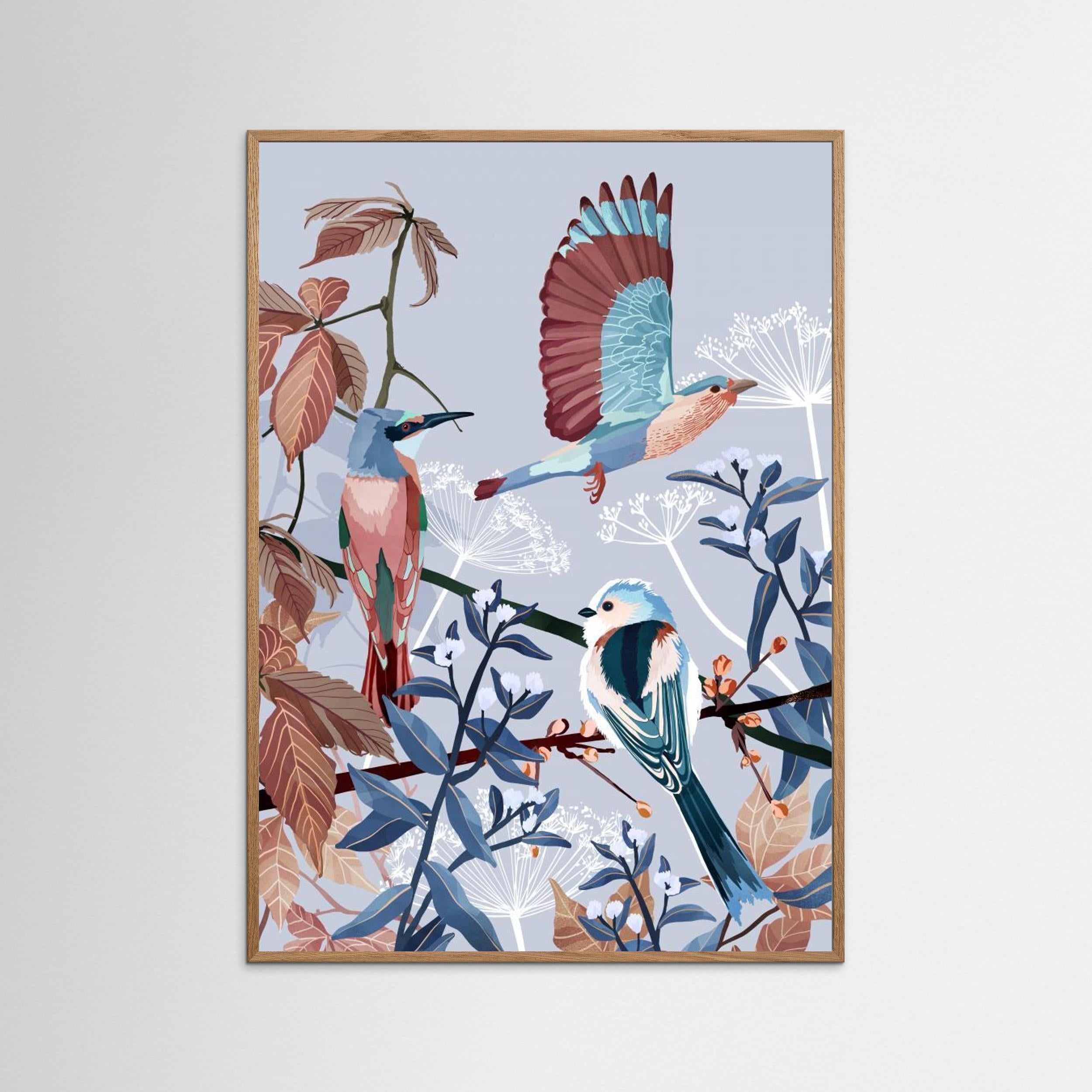 Birds of Winter by Goed Blauw