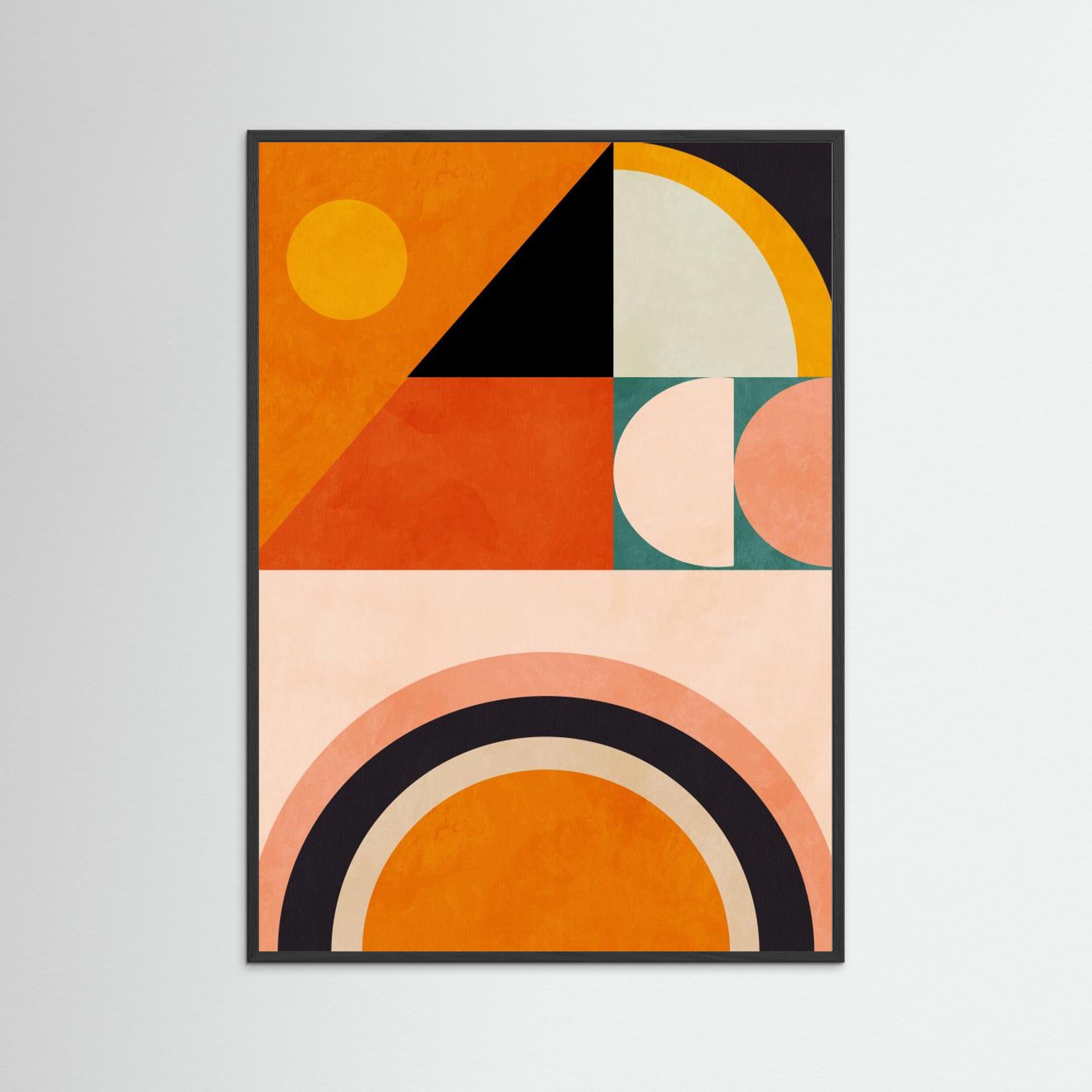 Playing Around Shapes 4 by Ana Rut Bre Fine Art Paper 