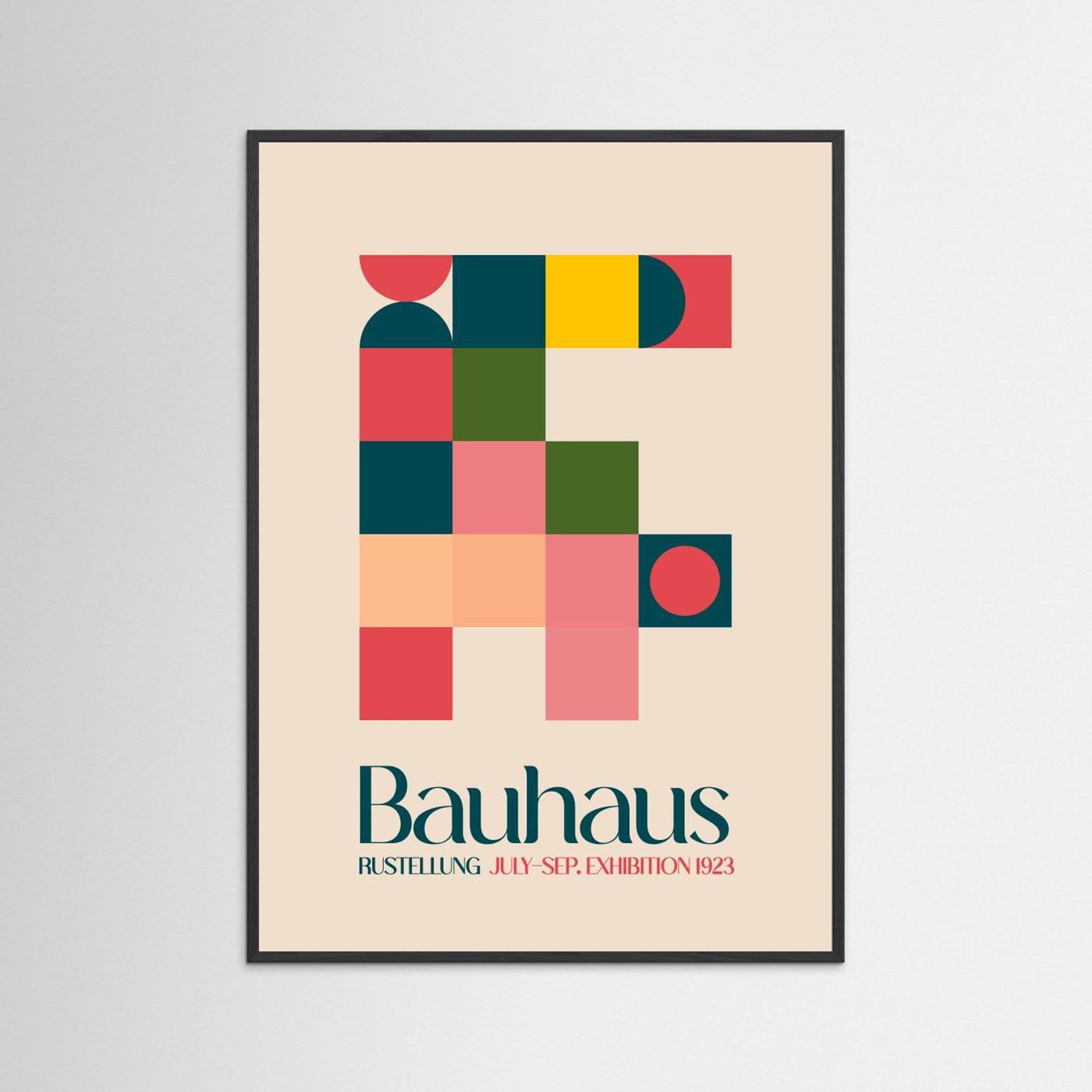 Bauhaus Kutular by Emel Tunaboylu Fine Art Paper