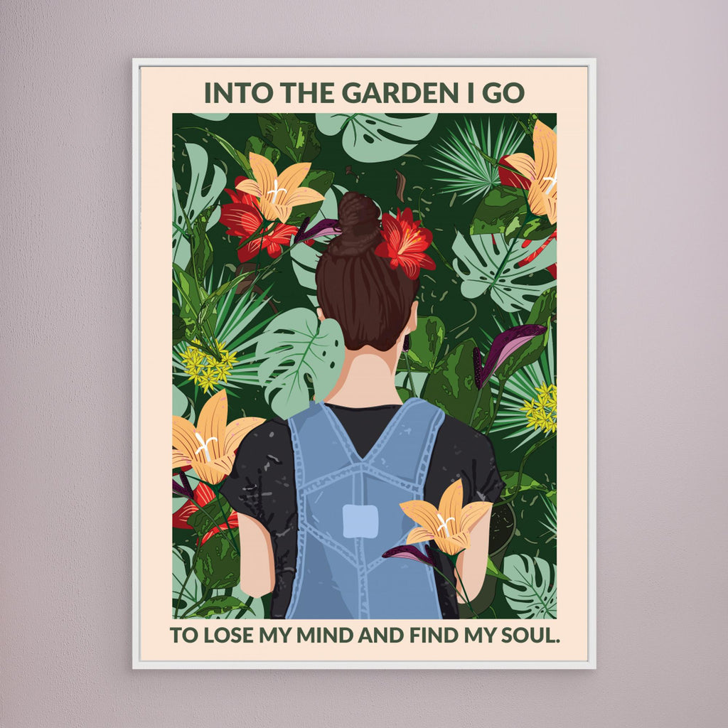 Into the Garden Standard Wall Art by Wall Chart Art Studio